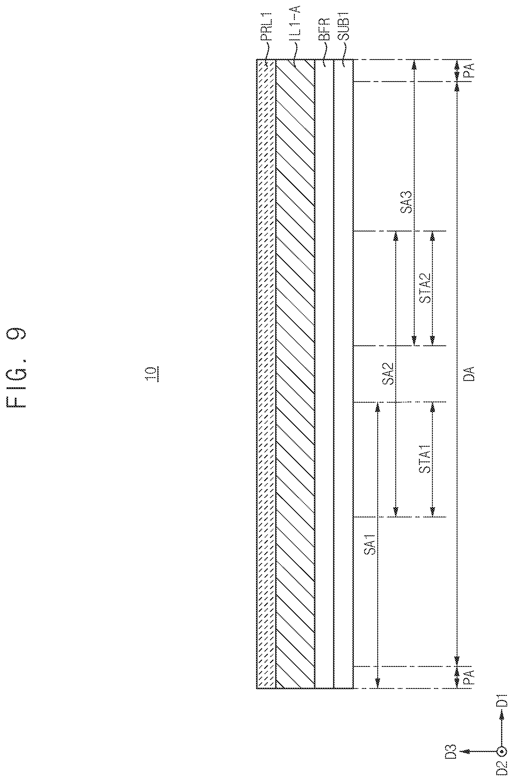 Patent US12547078 Figure 9 – Exposure mask and method of manufacturing display device using the same