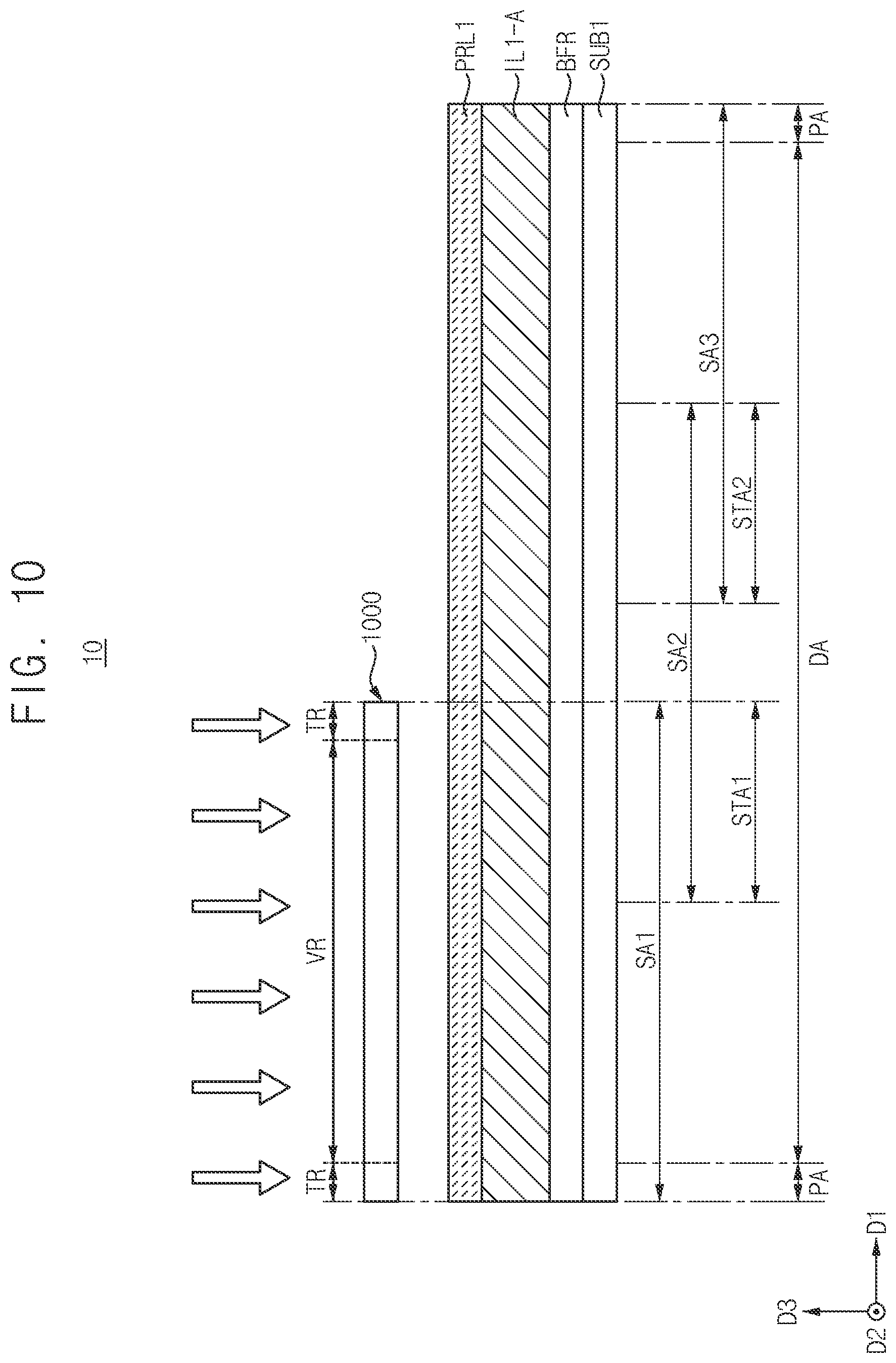 Patent US12547078 Figure 10 – Exposure mask and method of manufacturing display device using the same