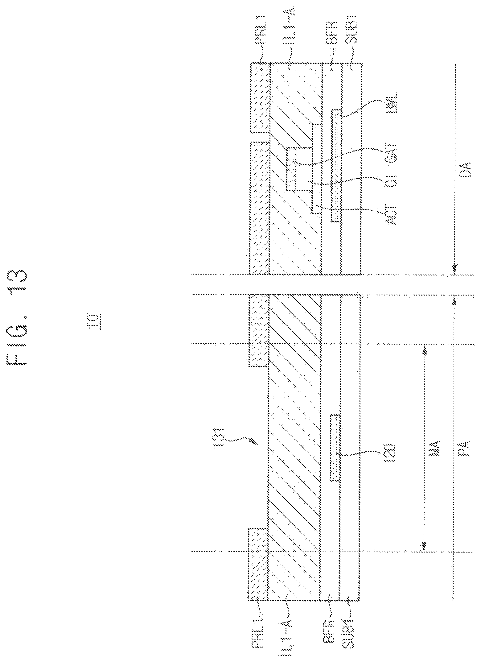 Patent US12547078 Figure 13 – Exposure mask and method of manufacturing display device using the same
