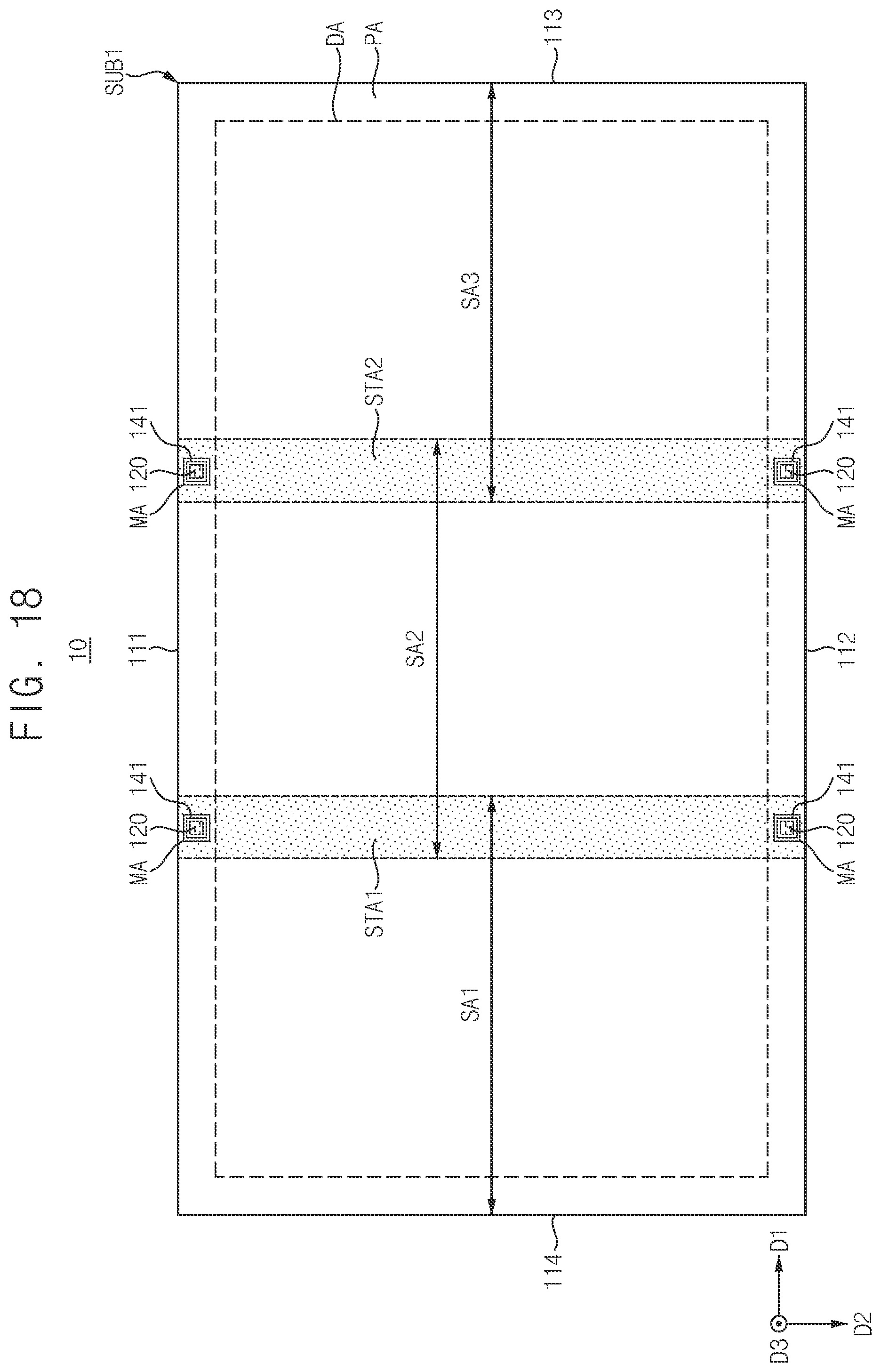 Patent US12547078 Figure 18 – Exposure mask and method of manufacturing display device using the same