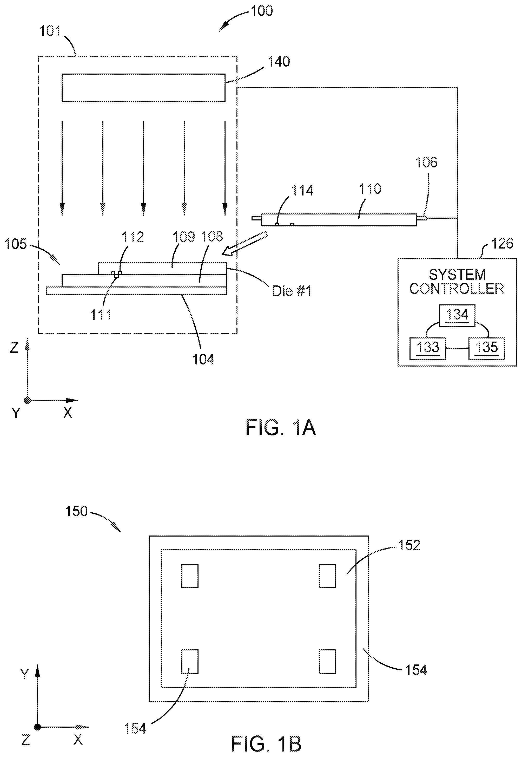 Patent US12547083 — Use of alternating layer patterns approach for effective overlay metrology in multi-stack die applications — Figure 1