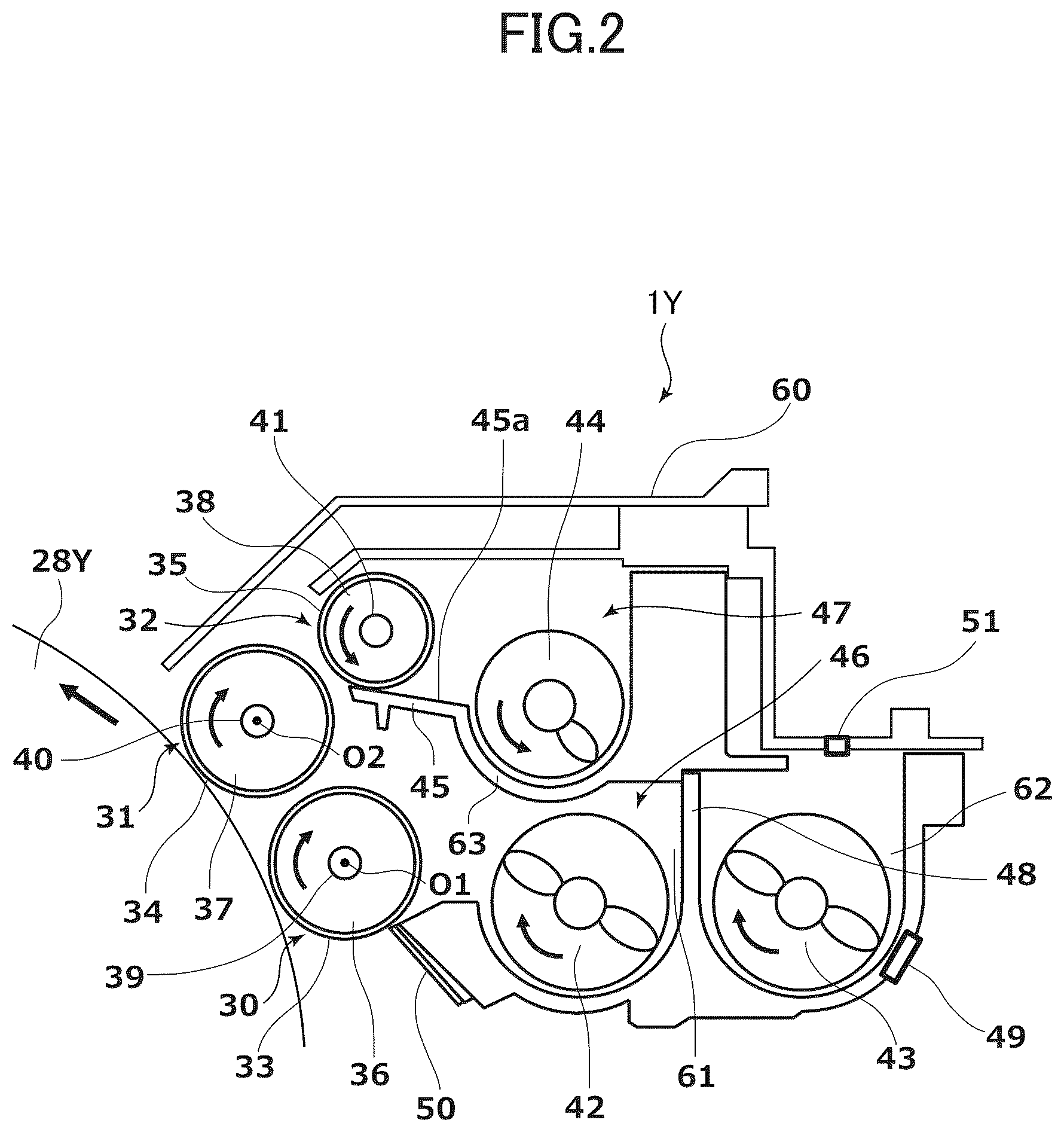 Patent US12547102 Figure 2 – Developing apparatus