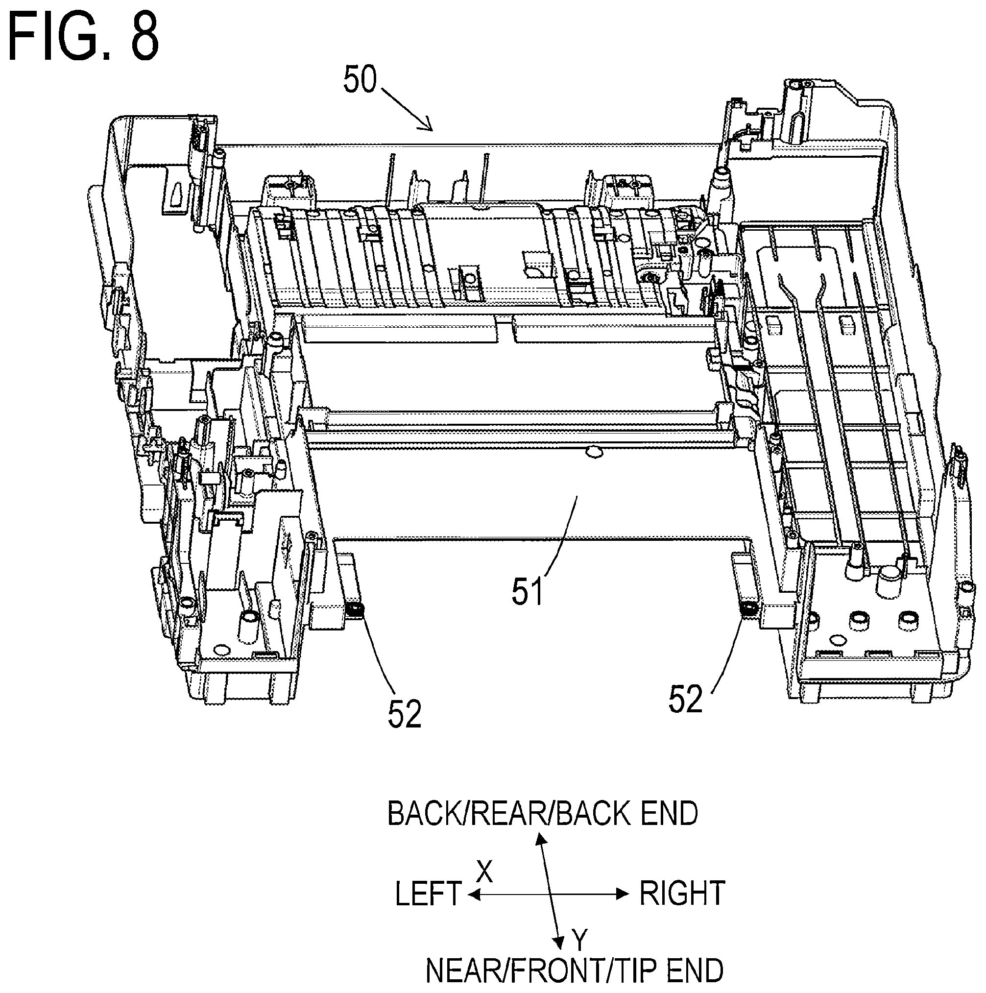 Patent US12547115 Figure 8 – Drawing apparatus and recording apparatus