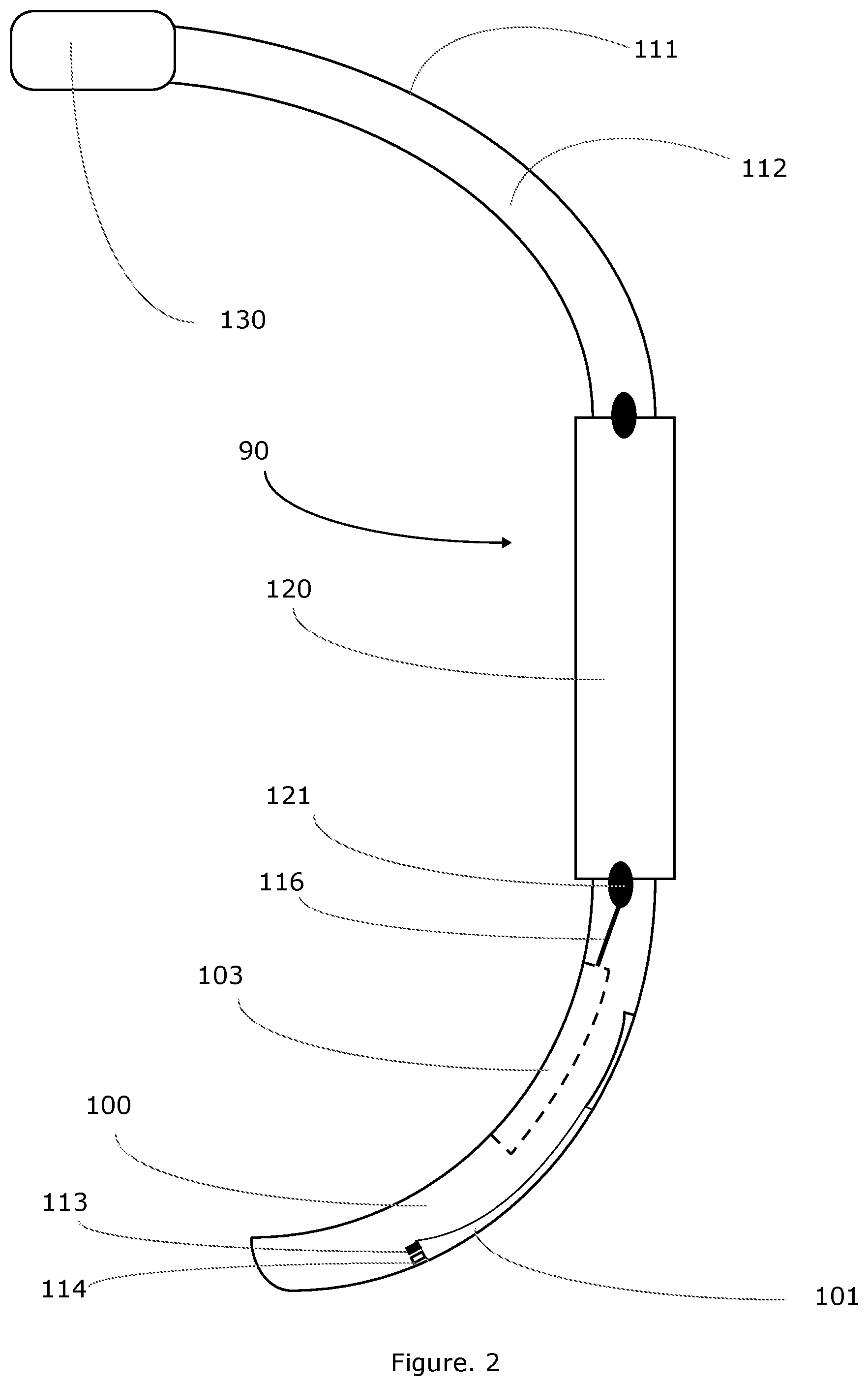 Patent US12547121 Figure 2 – Solar powered watch