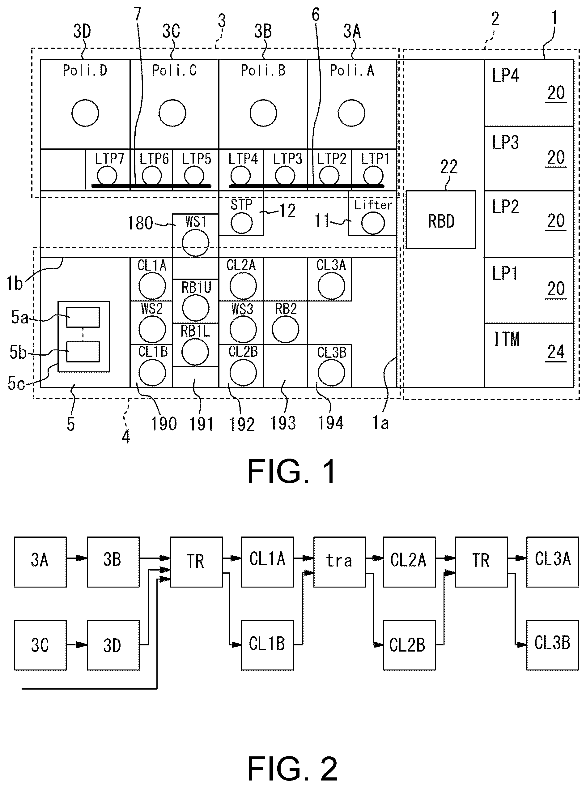 Patent US12547154 Figure 1 – Substrate processing apparatus and non-transitory computer readable medium