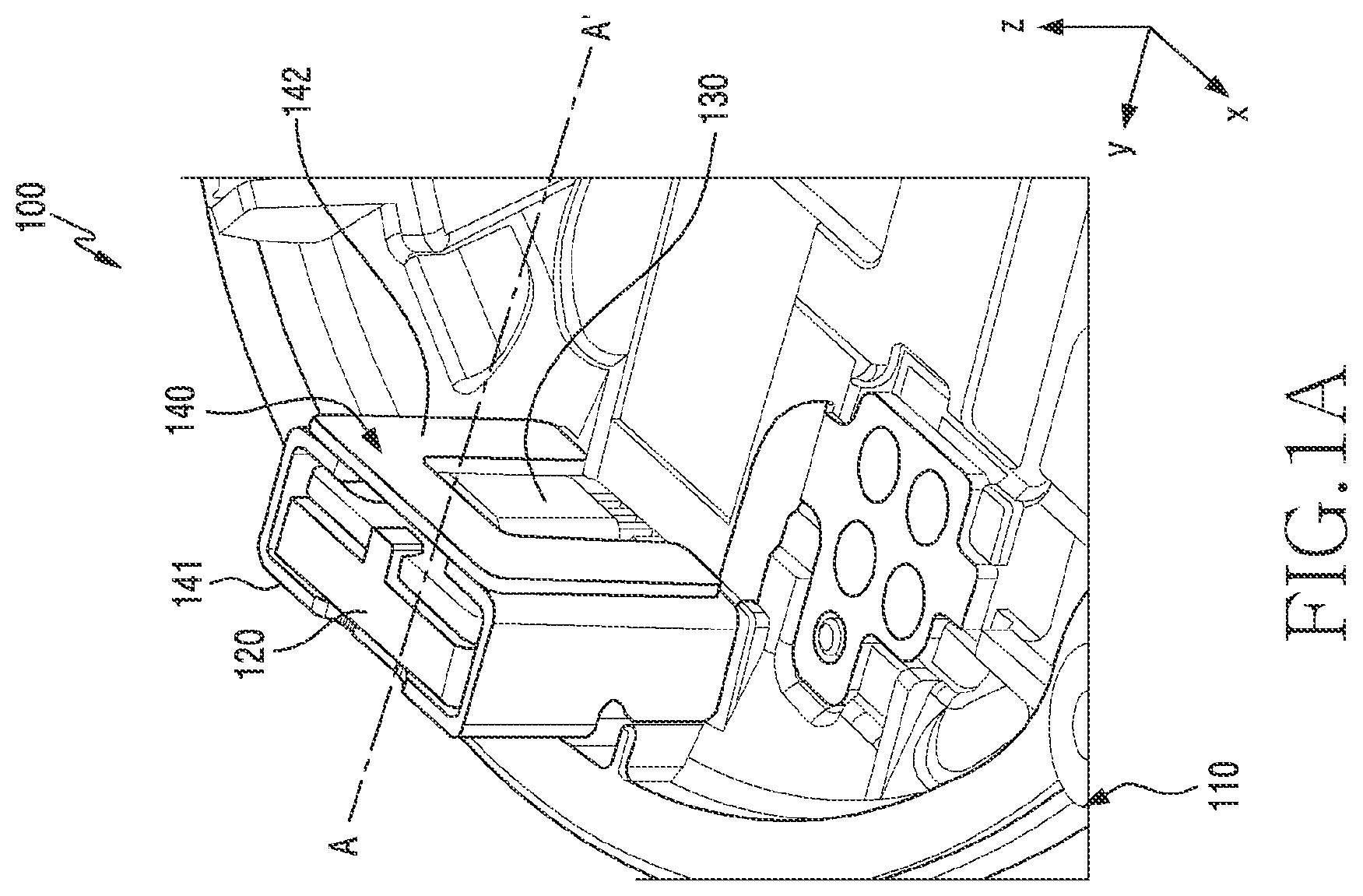 Patent US12547215 — Electronic device including fixing member — Figure 1