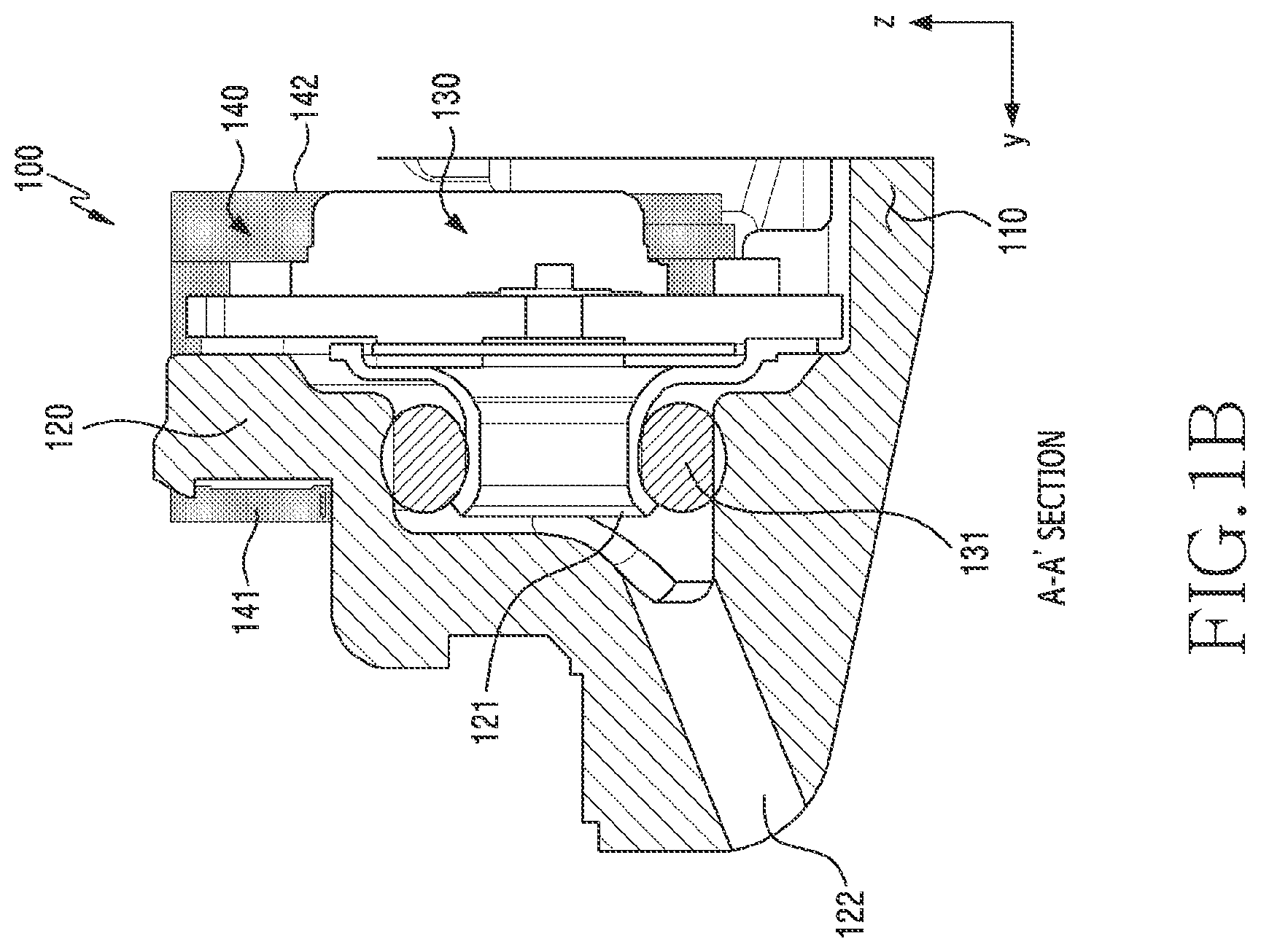Patent US12547215 Figure 2 – Electronic device including fixing member