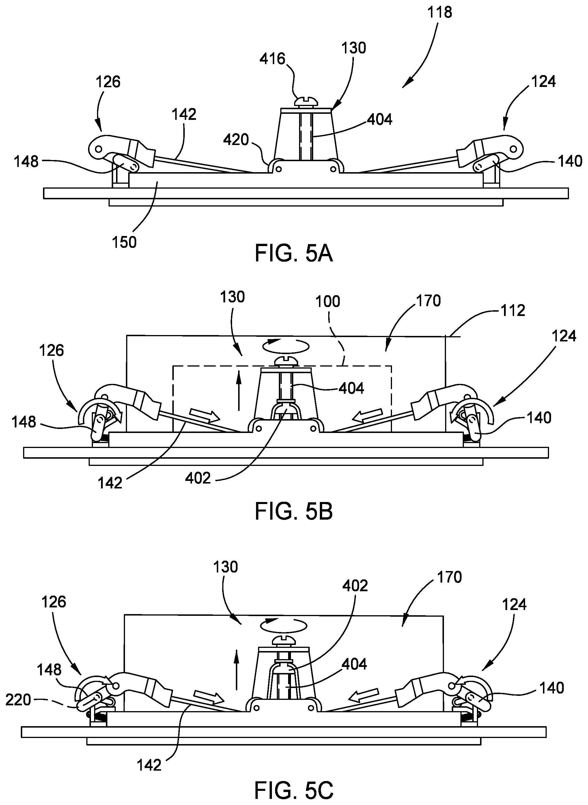 Patent US12547224 Figure 4 – Load frame with load balanced clamp and electronic device having the same