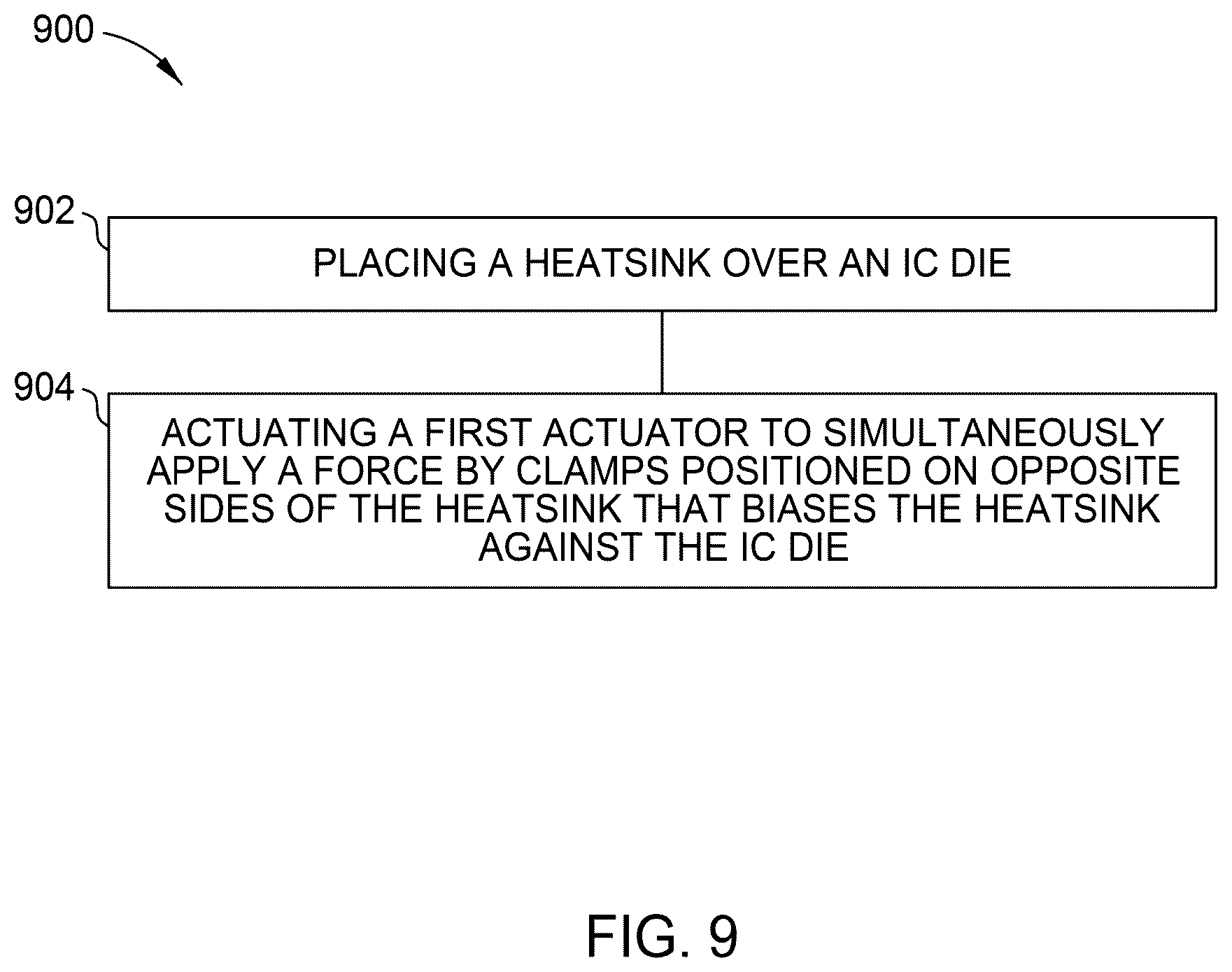 Patent US12547224 Figure 7 – Load frame with load balanced clamp and electronic device having the same
