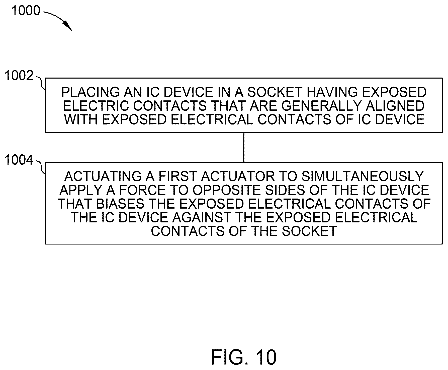 Patent US12547224 Figure 8 – Load frame with load balanced clamp and electronic device having the same