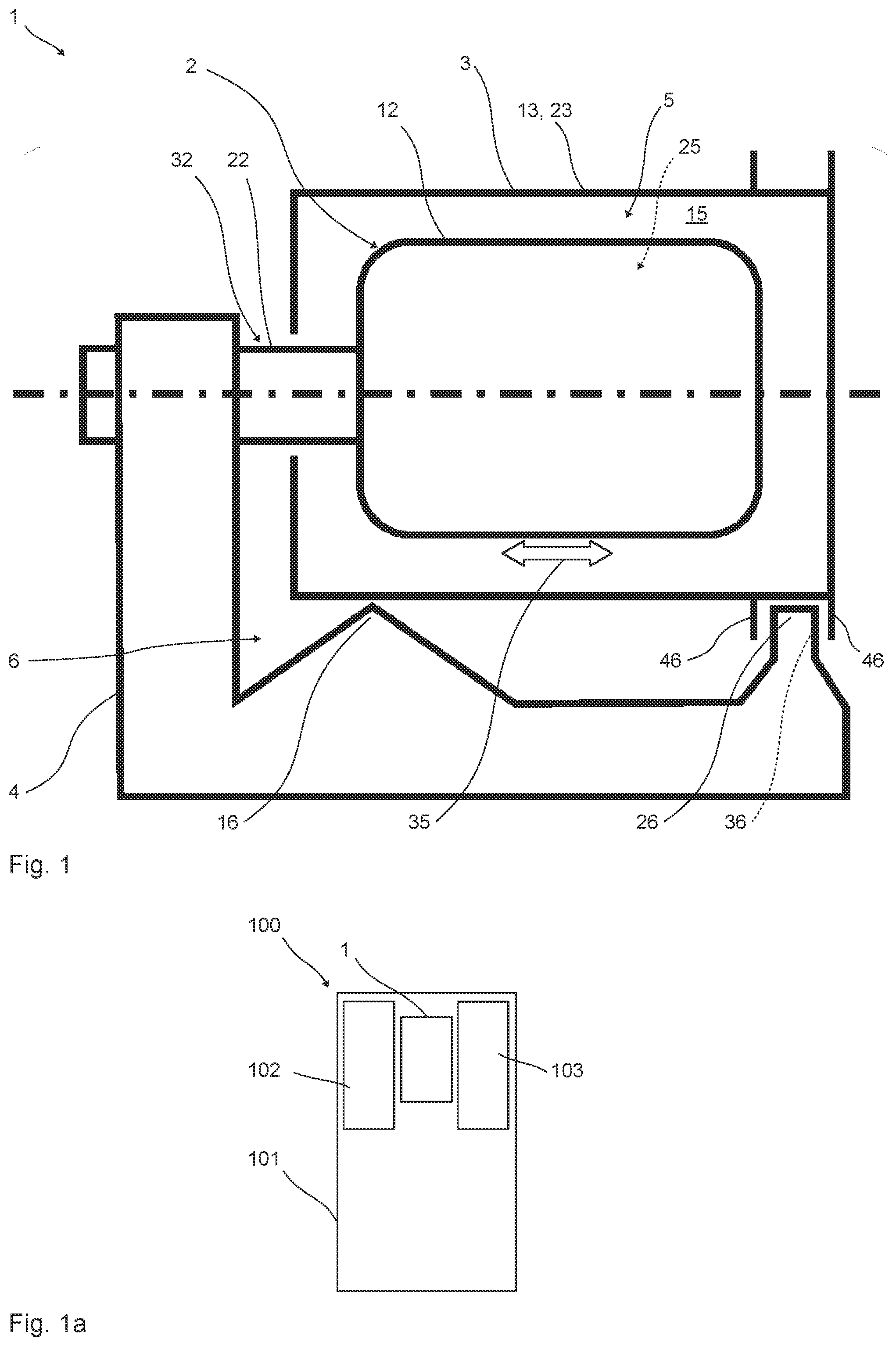 Patent US12547254 Figure 1 – Control device and computer mouse
