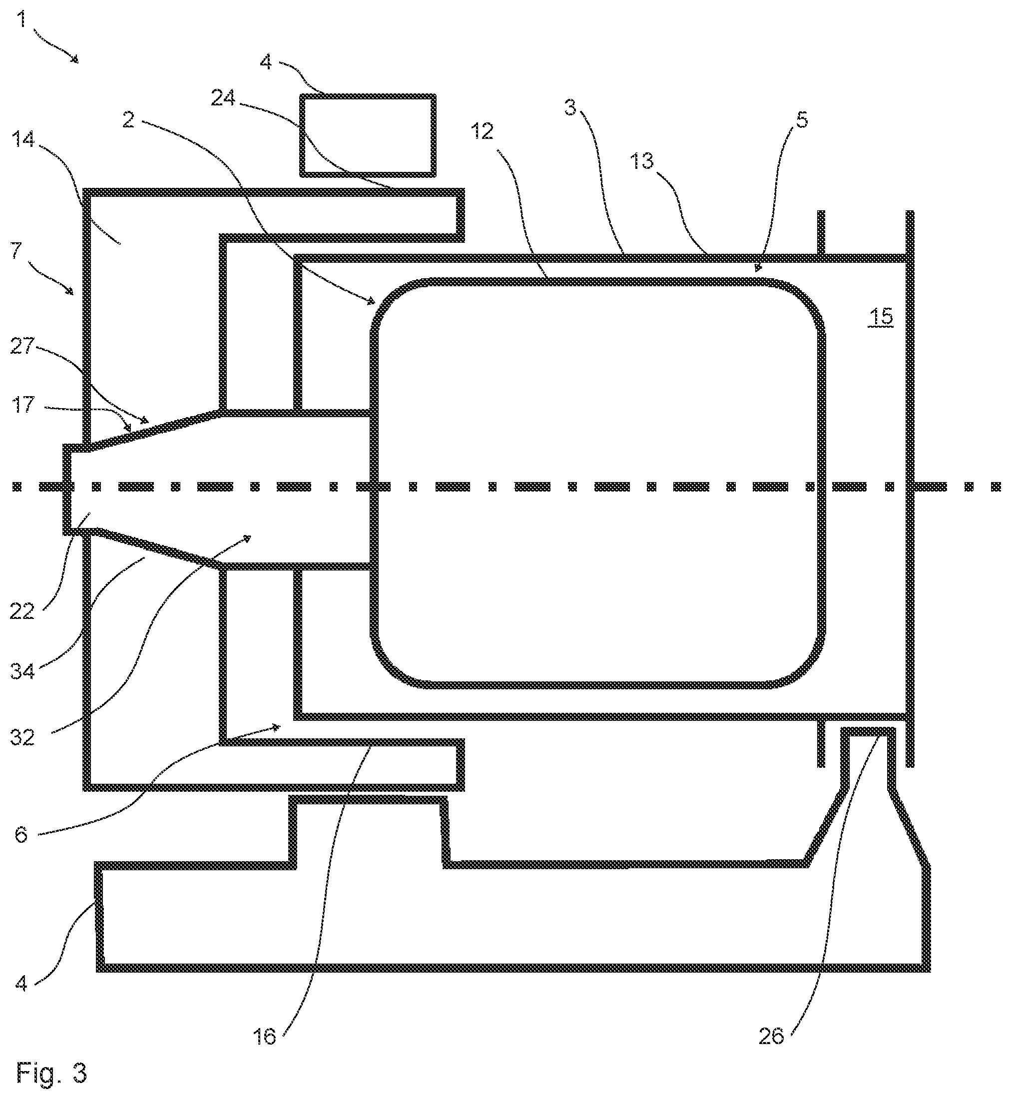 Patent US12547254 Figure 3 – Control device and computer mouse
