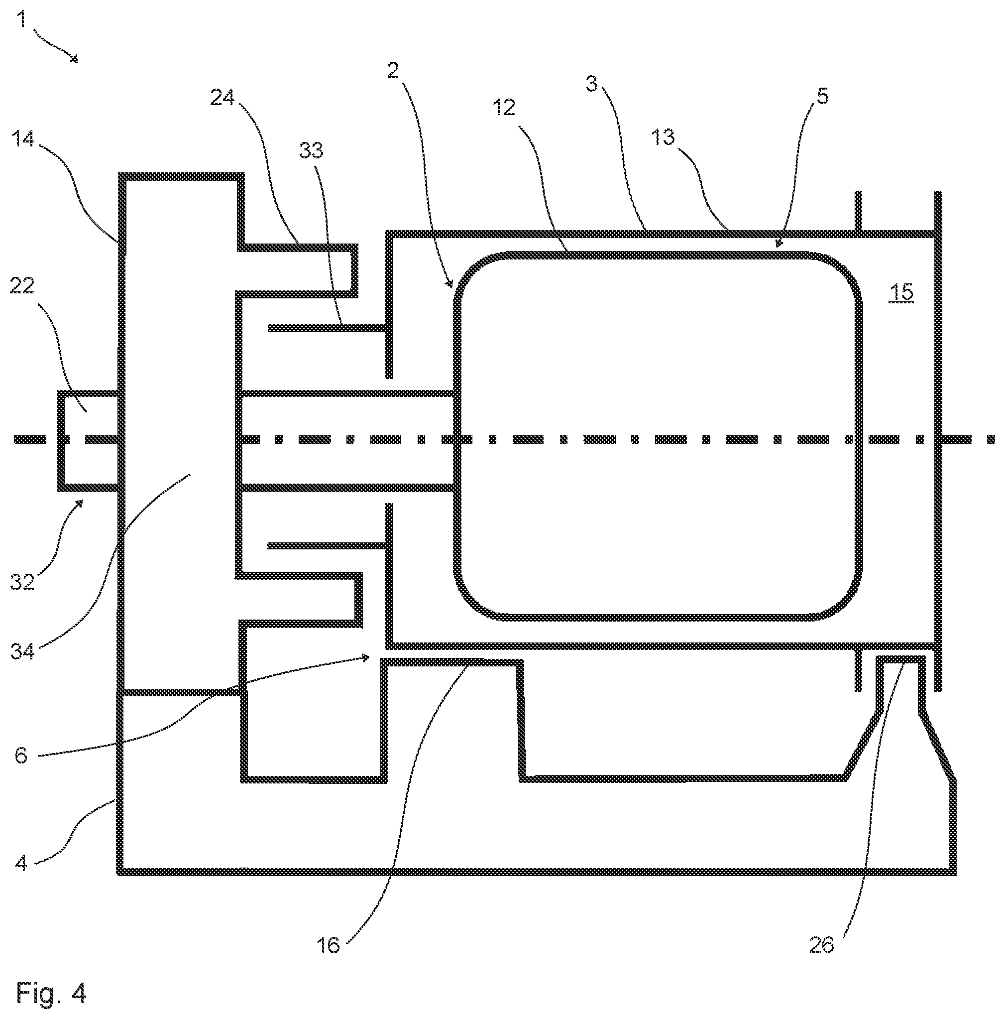 Patent US12547254 Figure 4 – Control device and computer mouse