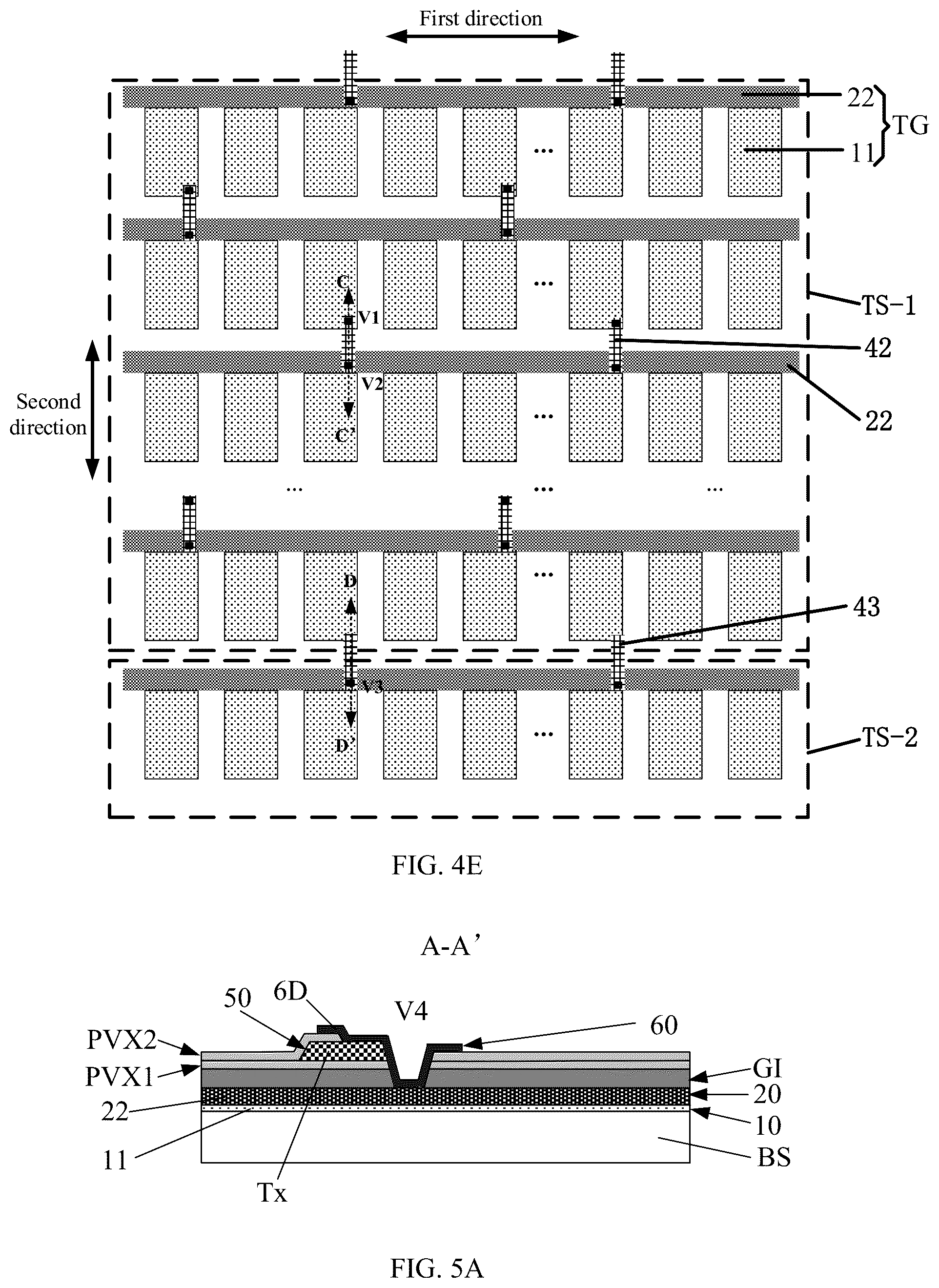 Patent US12547262 Figure 9 – Array substrate and manufacturing method thereof, and touch display device
