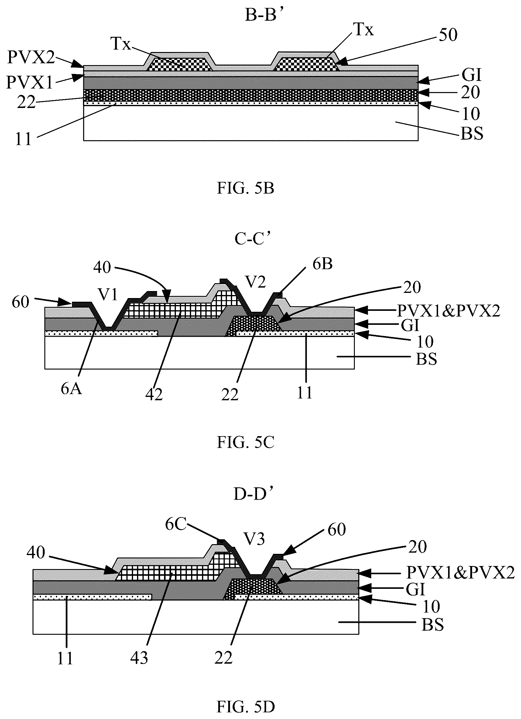Patent US12547262 Figure 10 – Array substrate and manufacturing method thereof, and touch display device