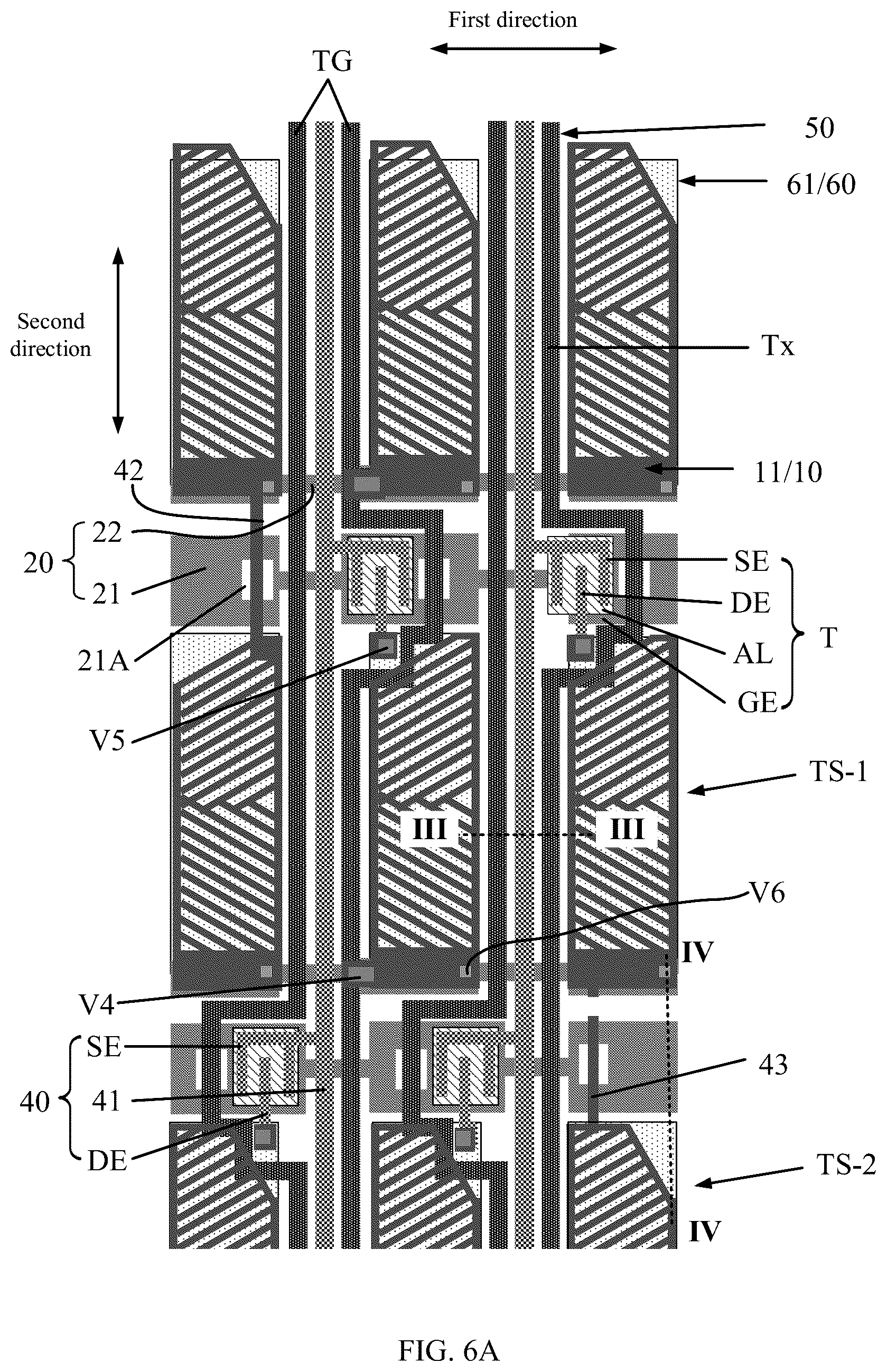 Patent US12547262 Figure 11 – Array substrate and manufacturing method thereof, and touch display device