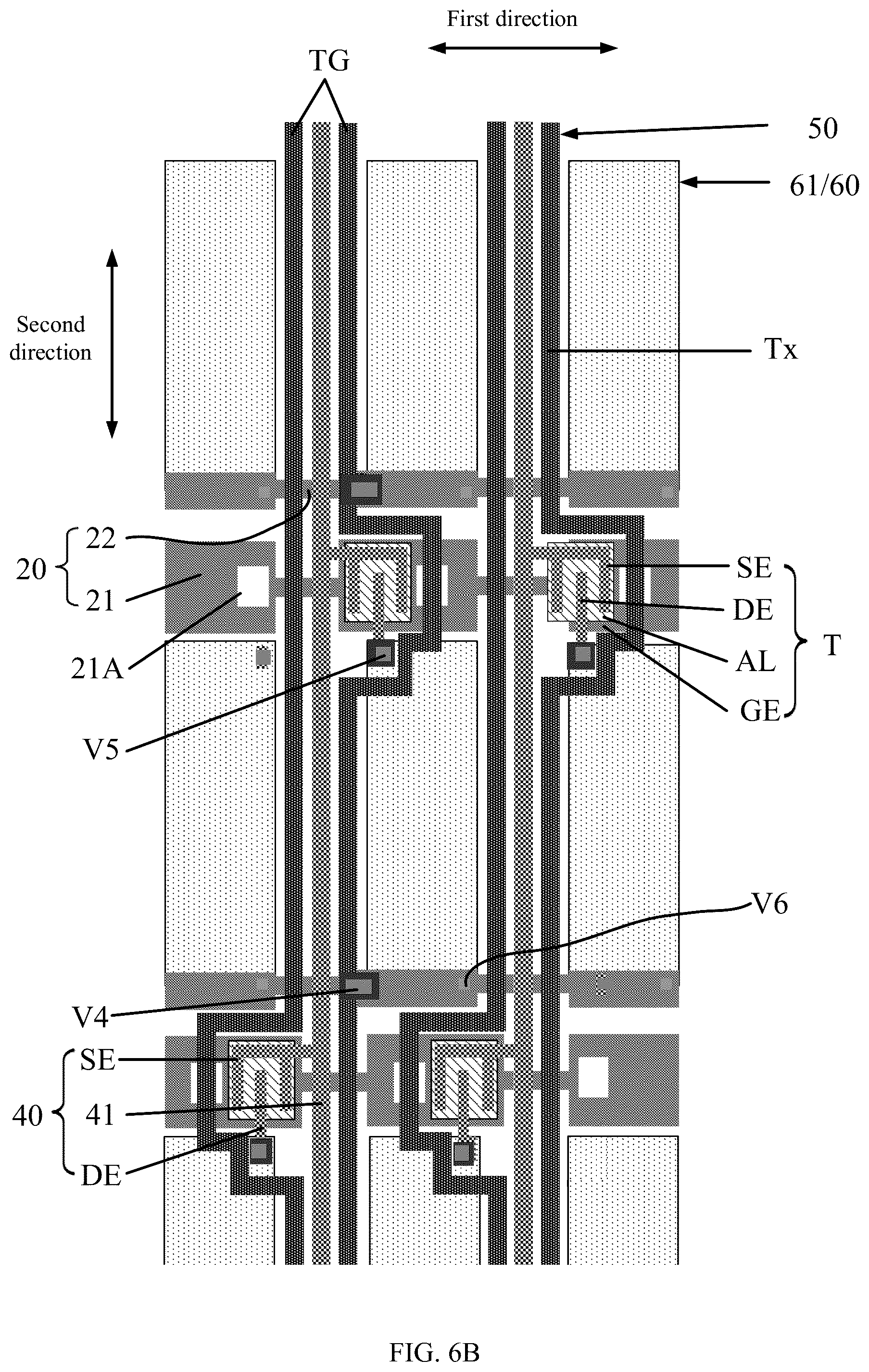 Patent US12547262 Figure 12 – Array substrate and manufacturing method thereof, and touch display device