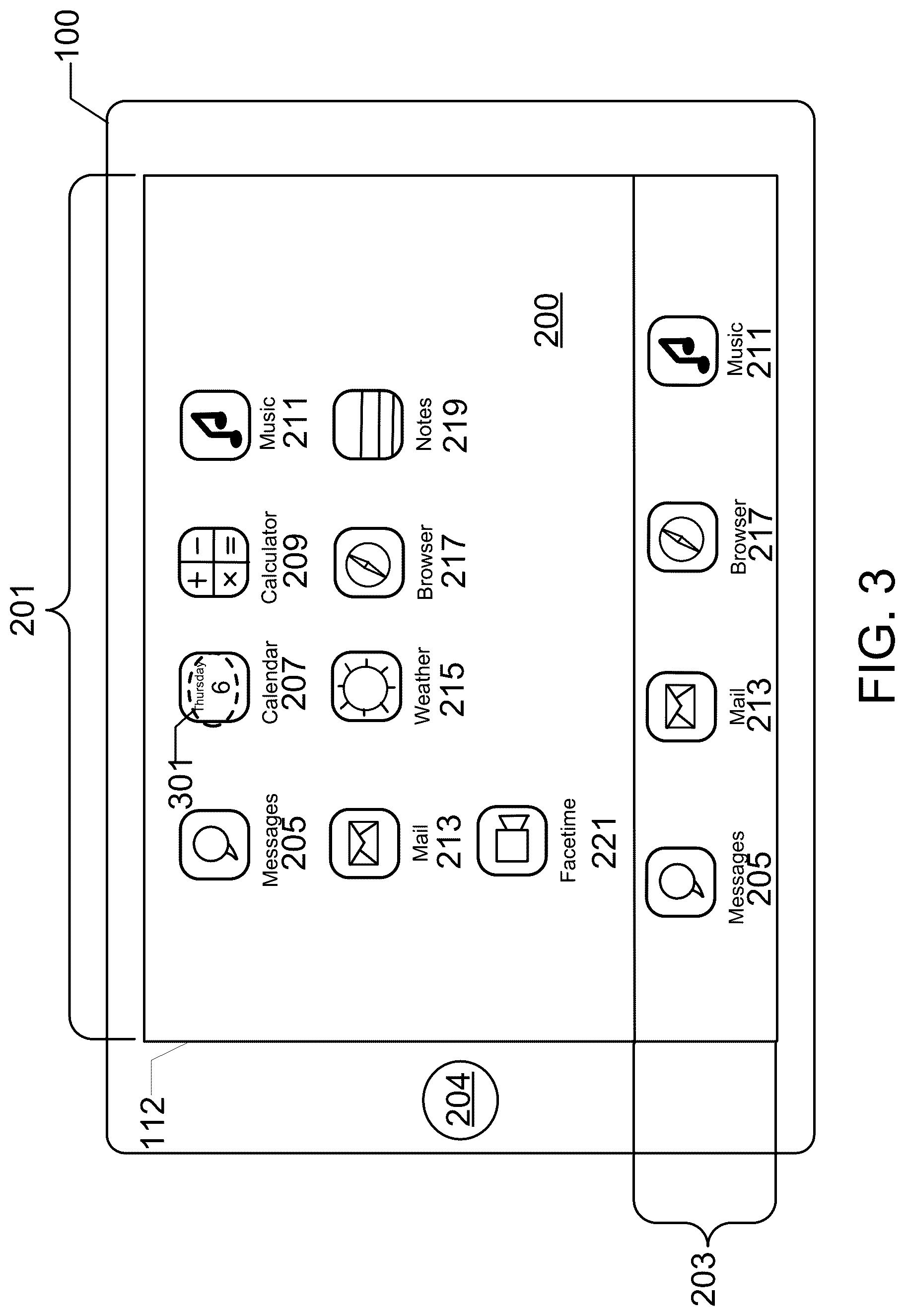 Patent US12547267 Figure 6 – Systems and methods for resizing applications in a multitasking view on an electronic device with a touch-sensitive display