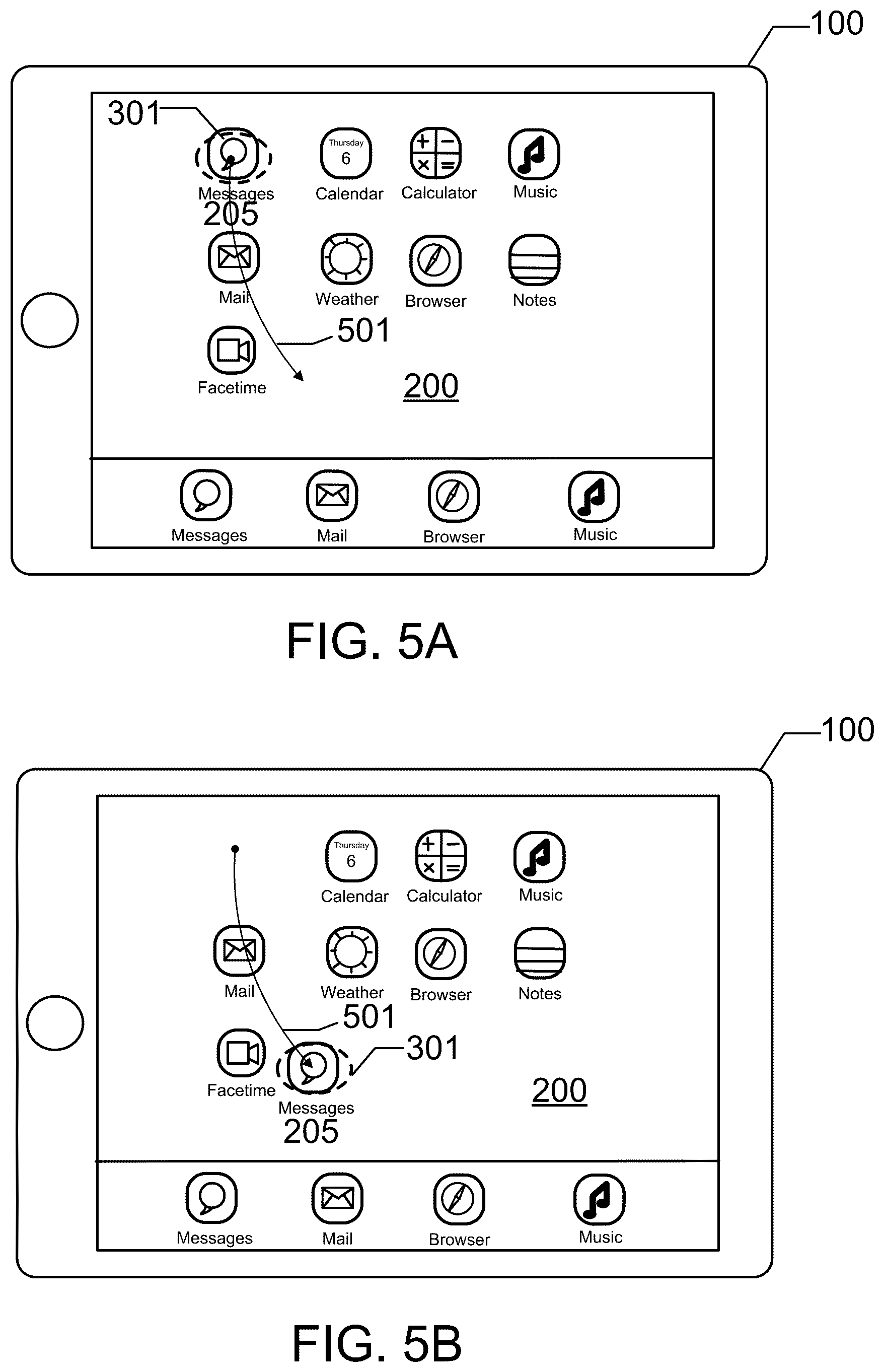 Patent US12547267 Figure 8 – Systems and methods for resizing applications in a multitasking view on an electronic device with a touch-sensitive display