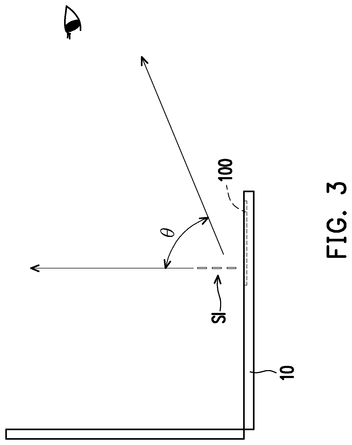 Patent US12547279 Figure 3 – Illuminated touchpad having parallax barrier light source module