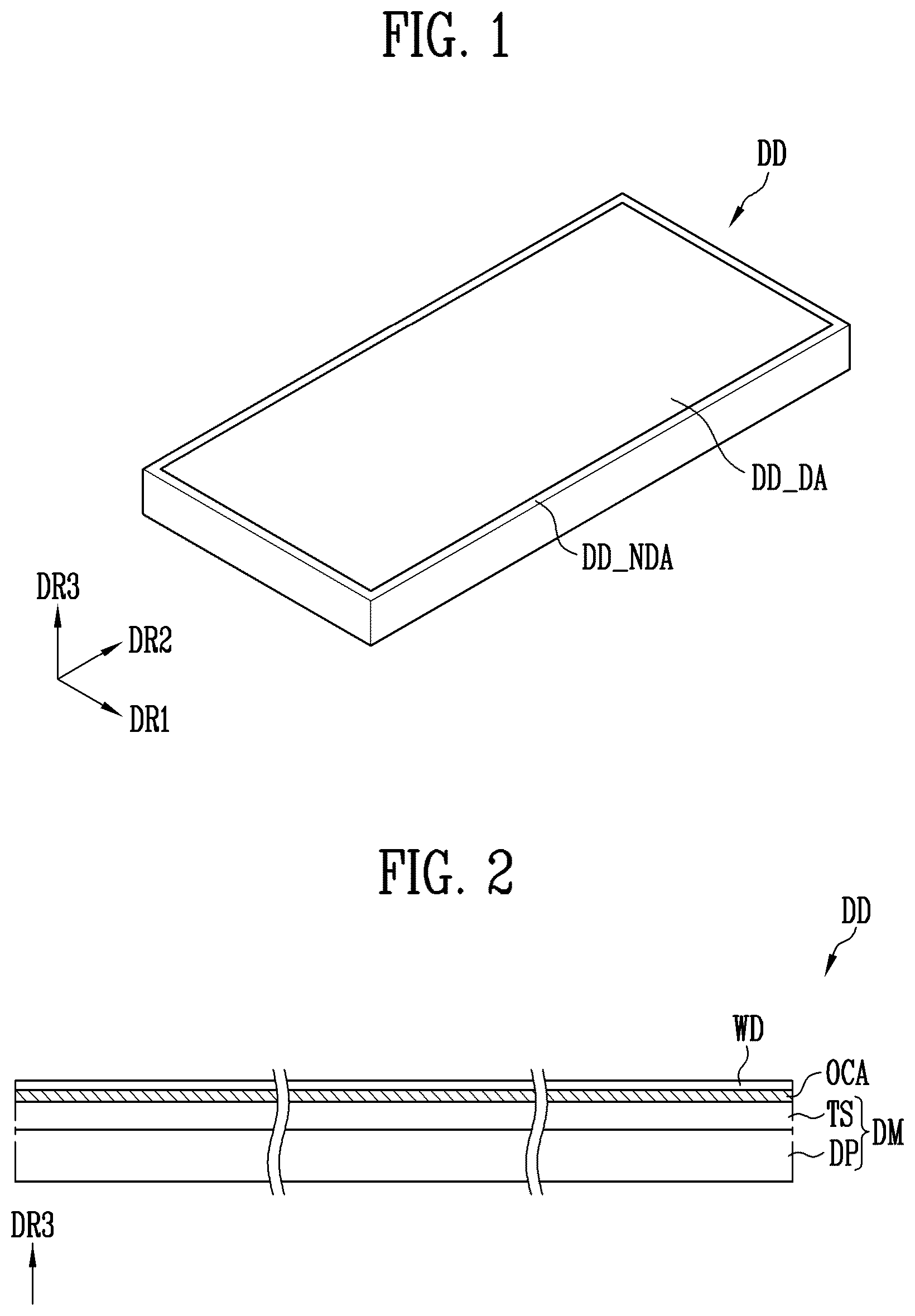 Patent US12547283 Figure 1 – Input sensor and display device including the same