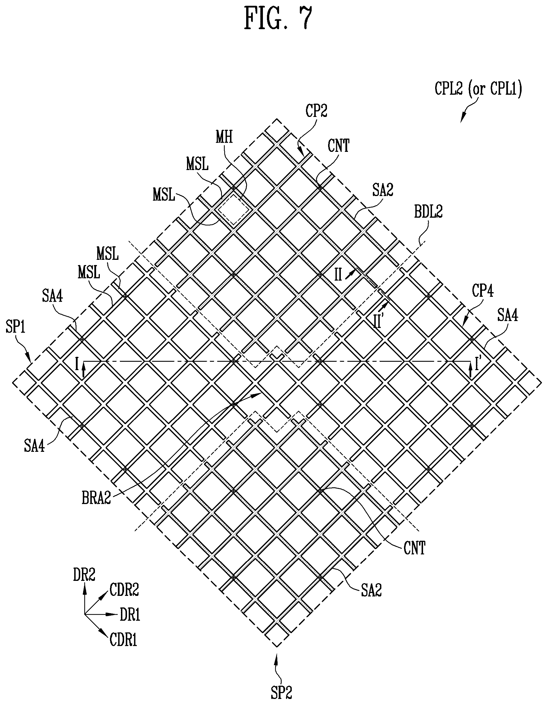 Patent US12547283 Figure 5 – Input sensor and display device including the same