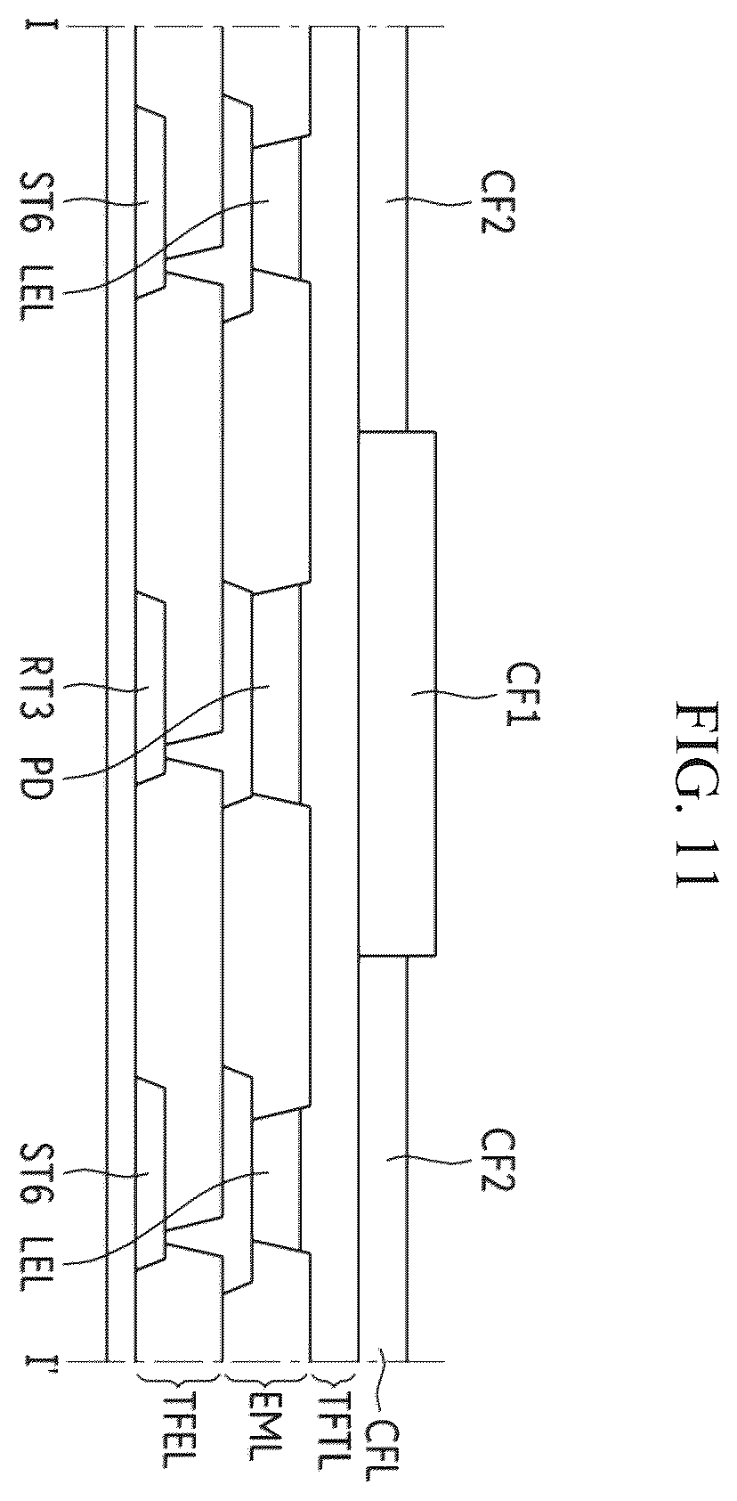Patent US12547287 Figure 11 – Display device and position input system including the same