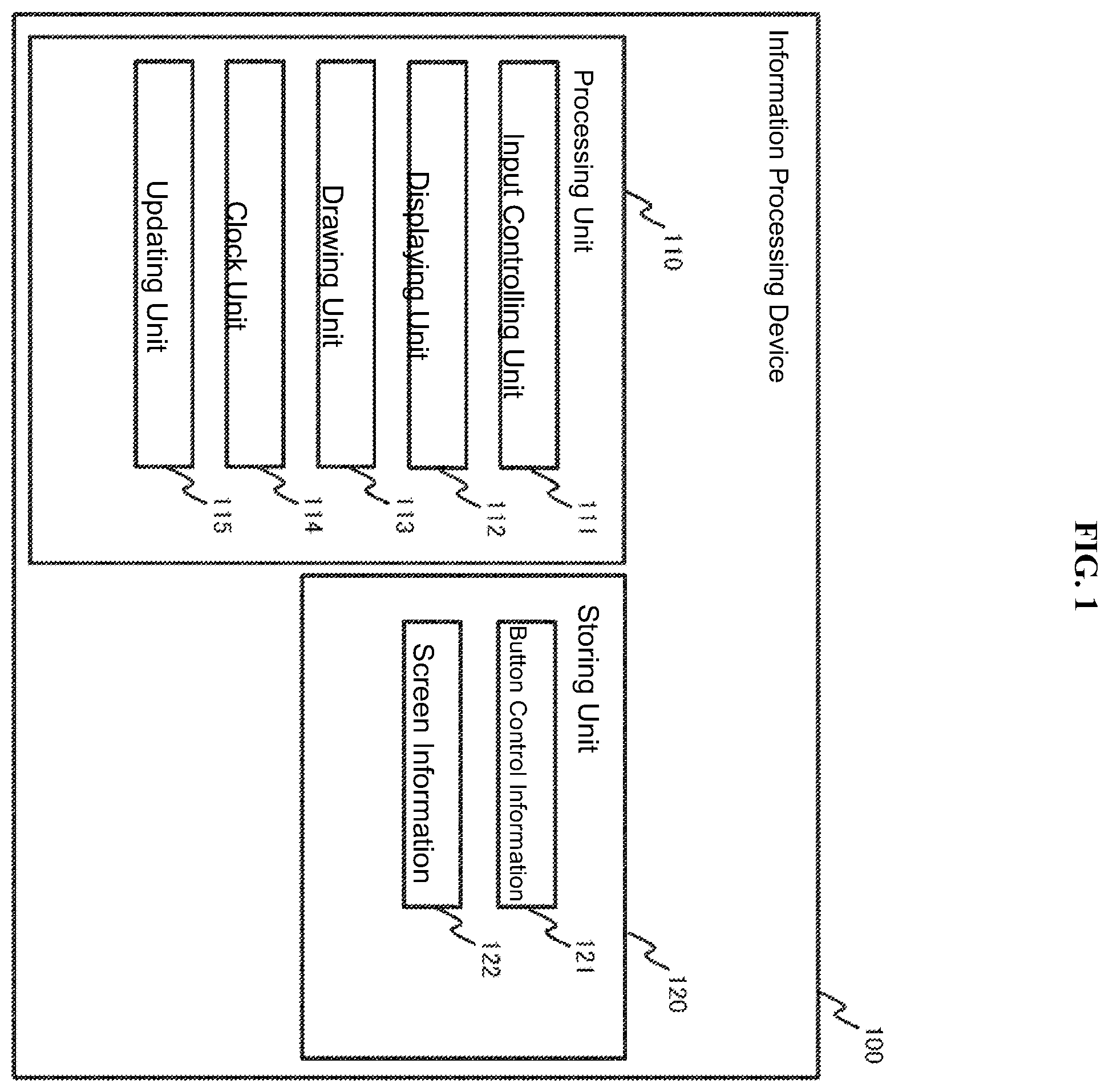 Patent US12547310 Figure 1 – Information processing device