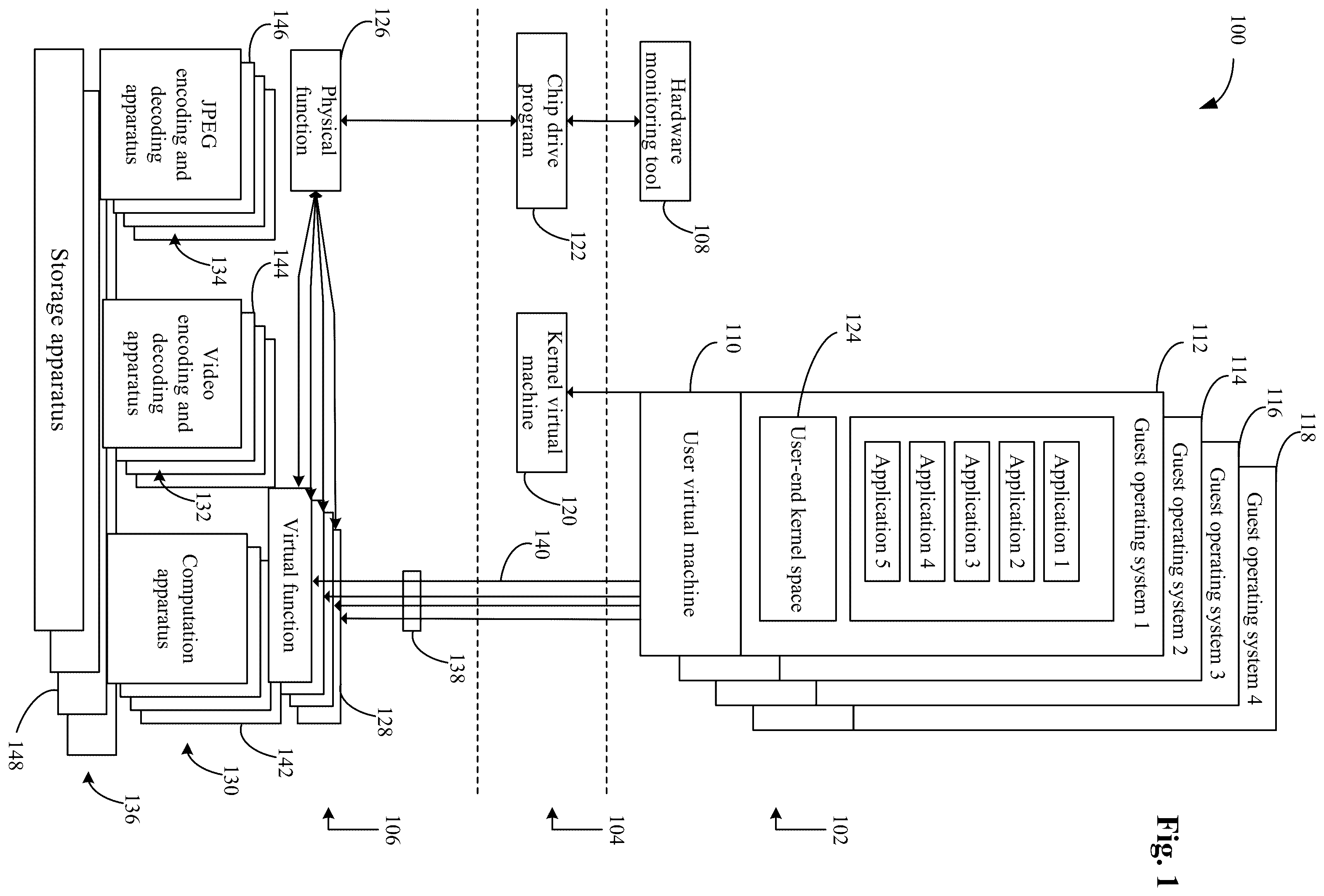 Patent US12547313 Figure 1 – Device and method for implementing live migration