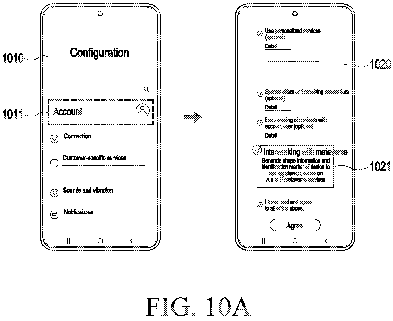Patent US12547365 Figure 11 – Electronic device for using external device in metaverse and method thereof