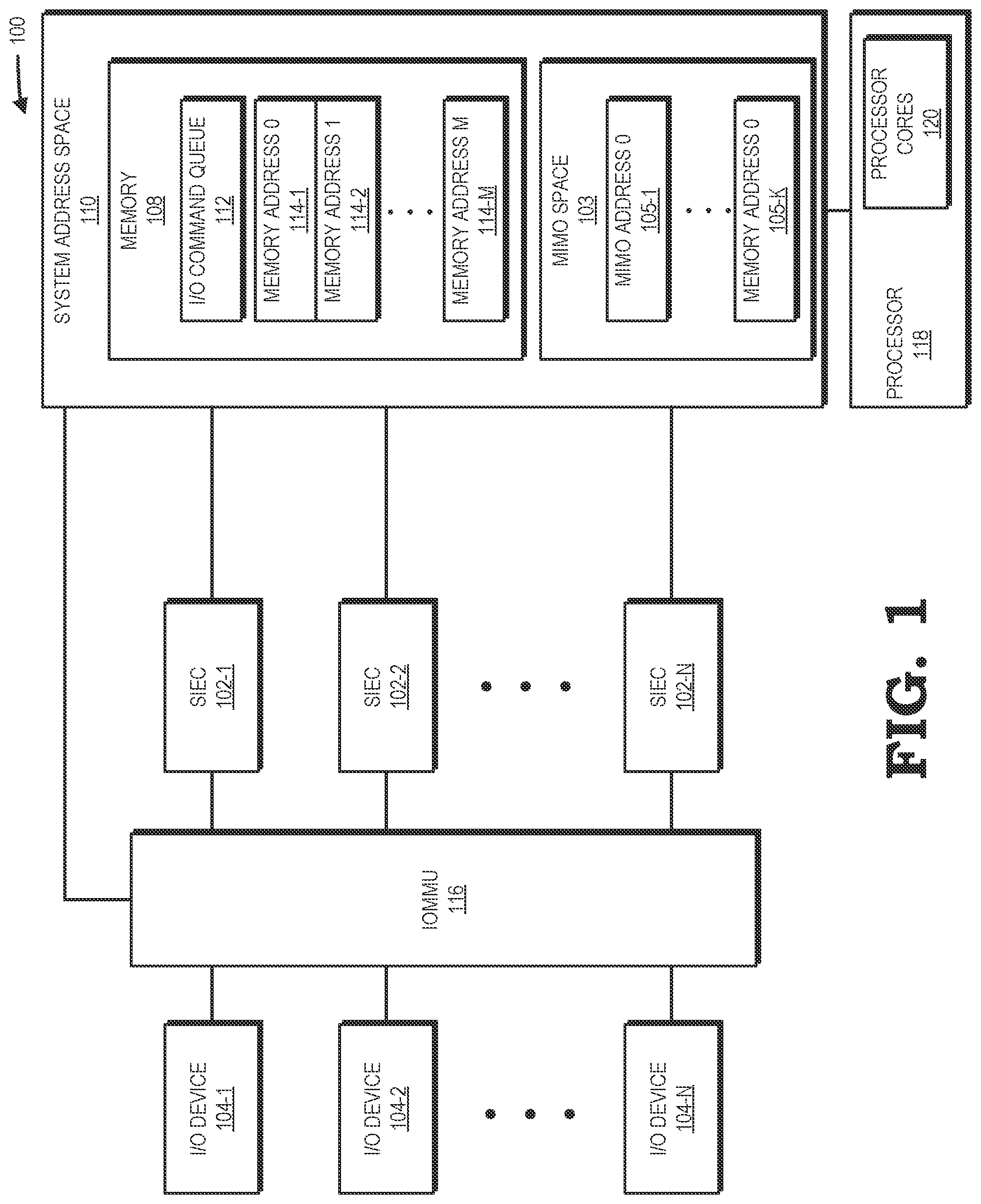Patent US12547550 Figure 1 – Storage inline encryption circuit