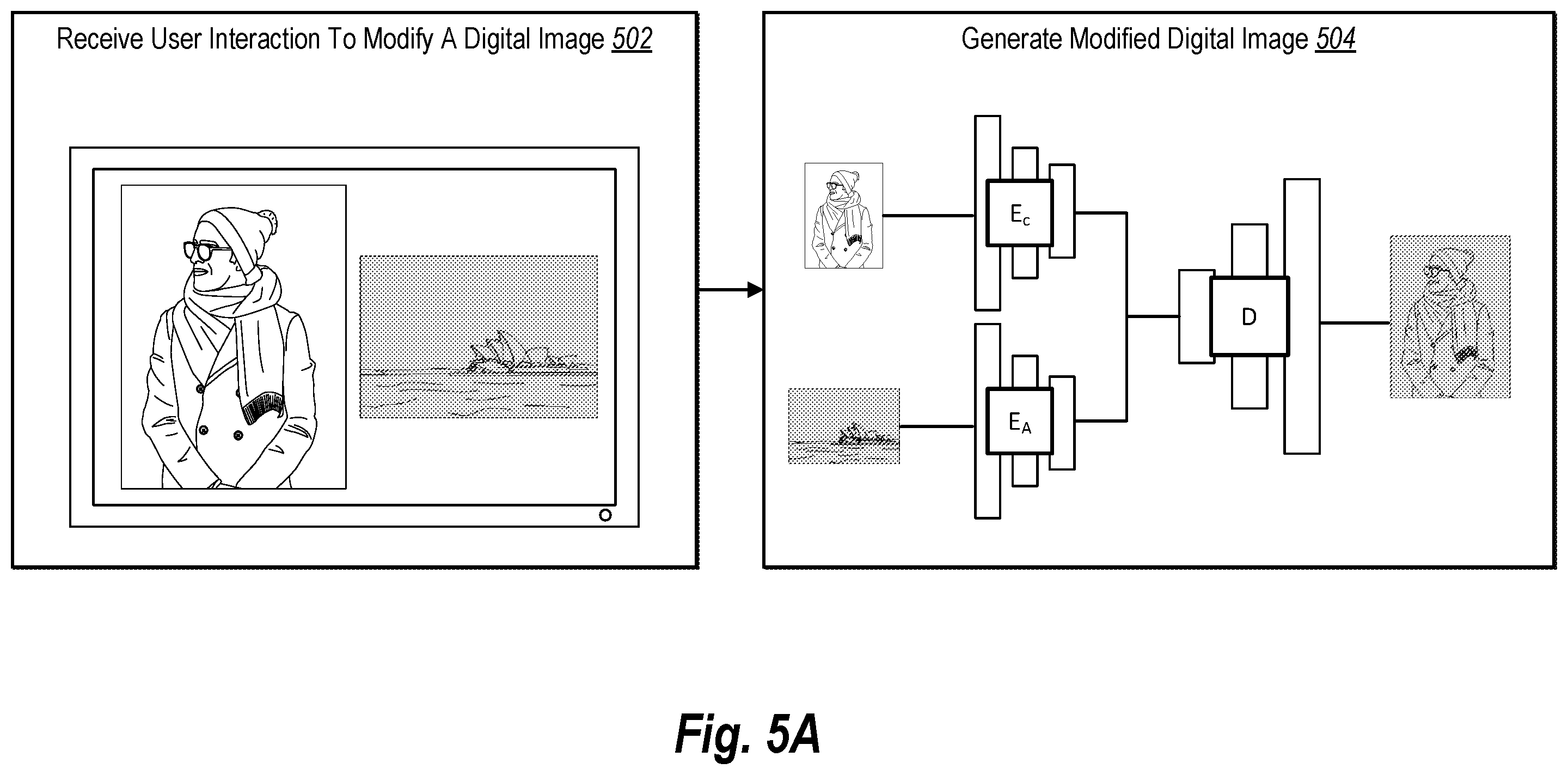 Patent US12547658 Figure 5 – Retrieving digital images in response to search queries for search-driven image editing