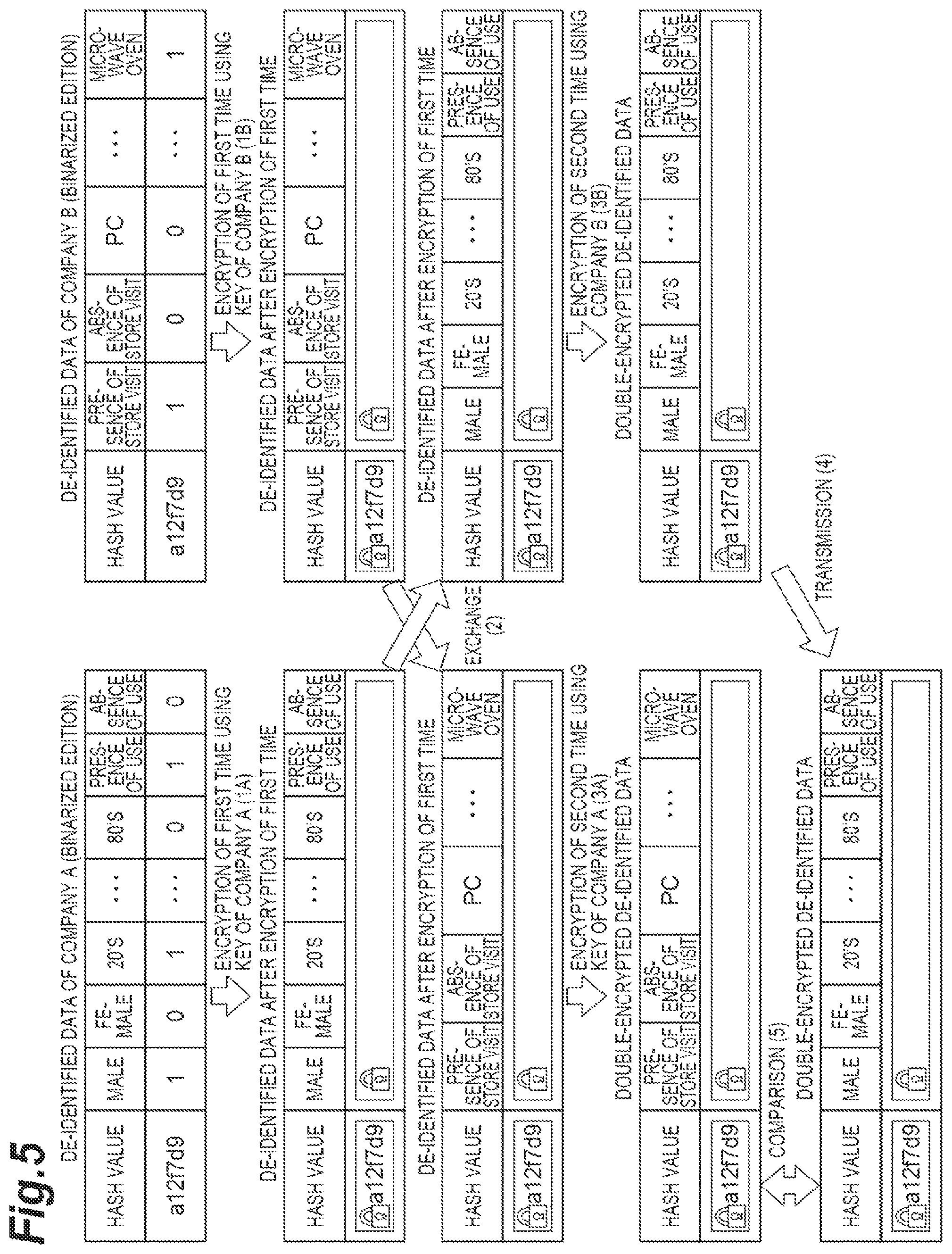 Patent US12547771 Figure 5 – Privacy protection data association system
