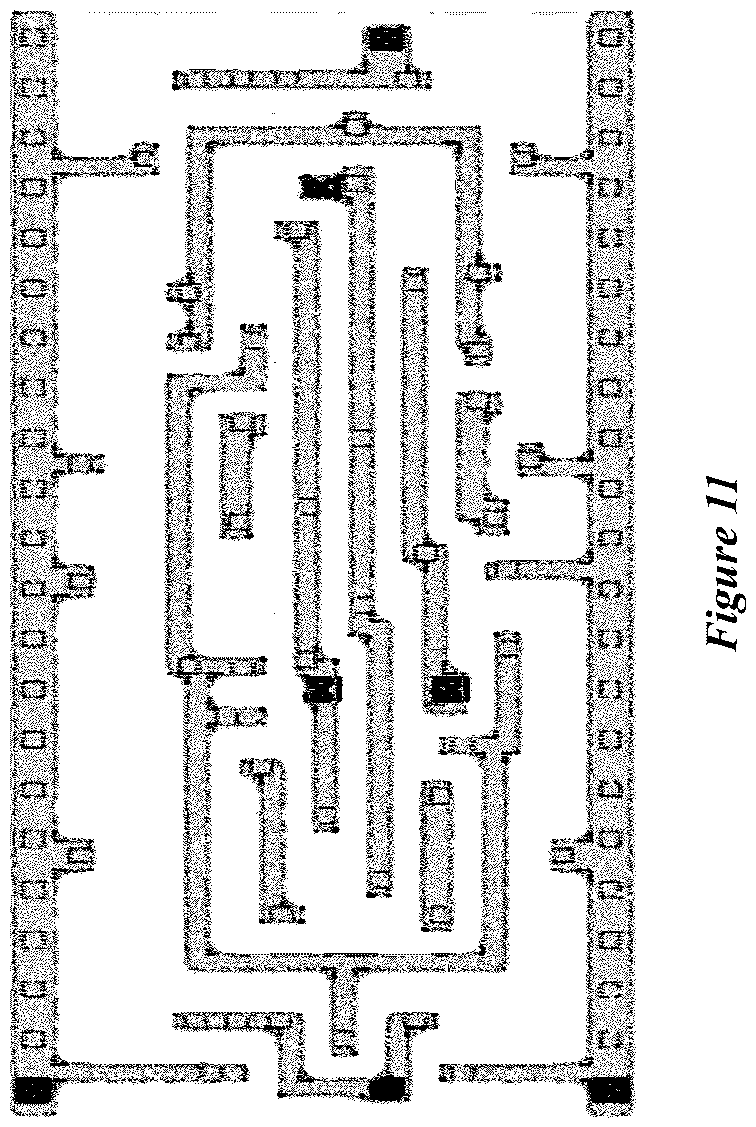 Patent US12547804 Figure 11 – Computing and displaying a predicted overlap shape in an IC design based on predicted manufacturing contours