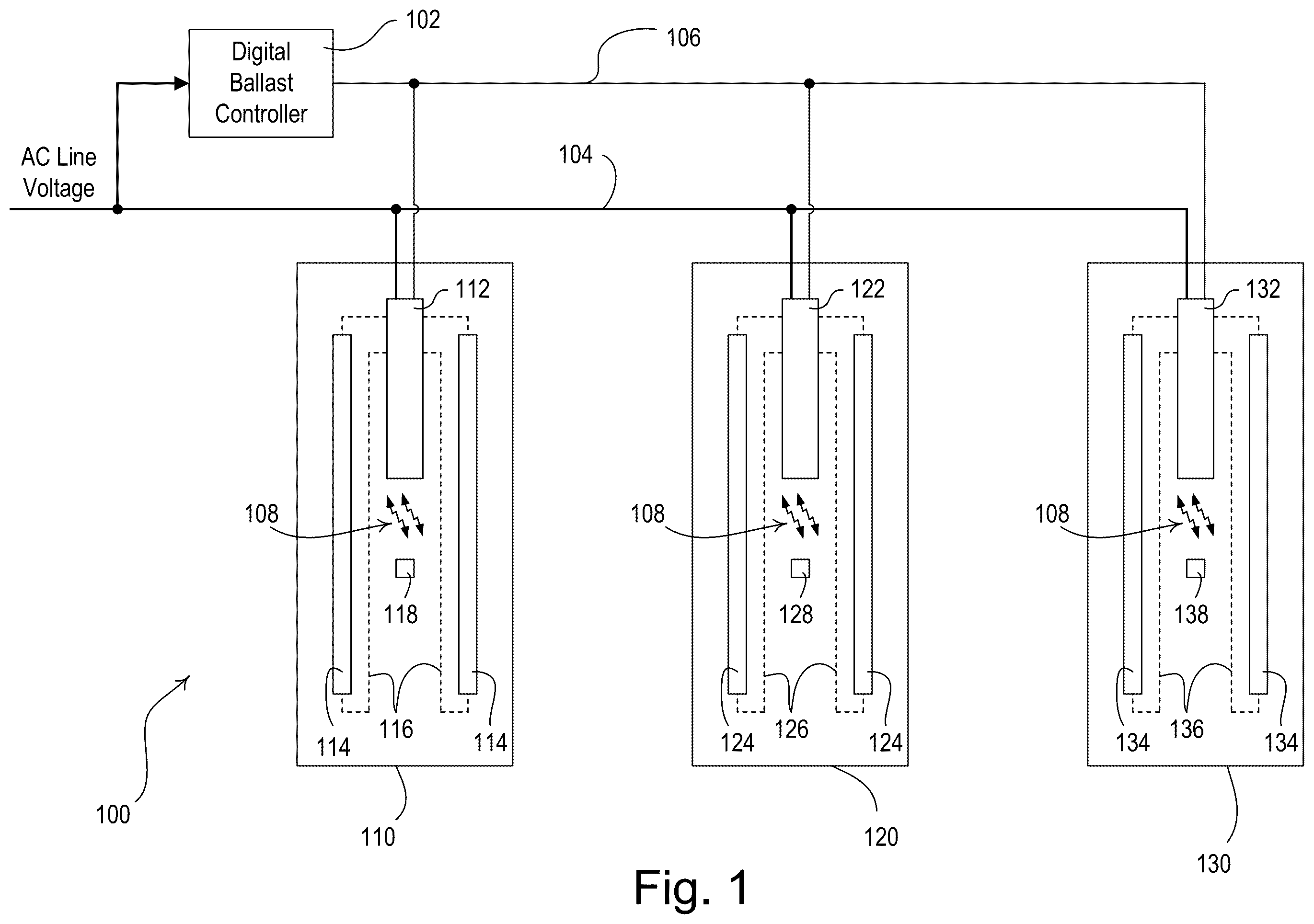 Patent US12547854 Figure 1 – Location-based configuration of a load control device