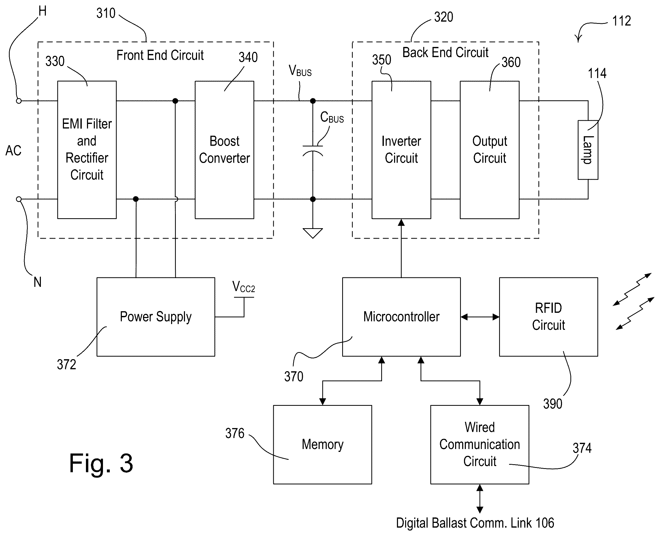 Patent US12547854 Figure 3 – Location-based configuration of a load control device
