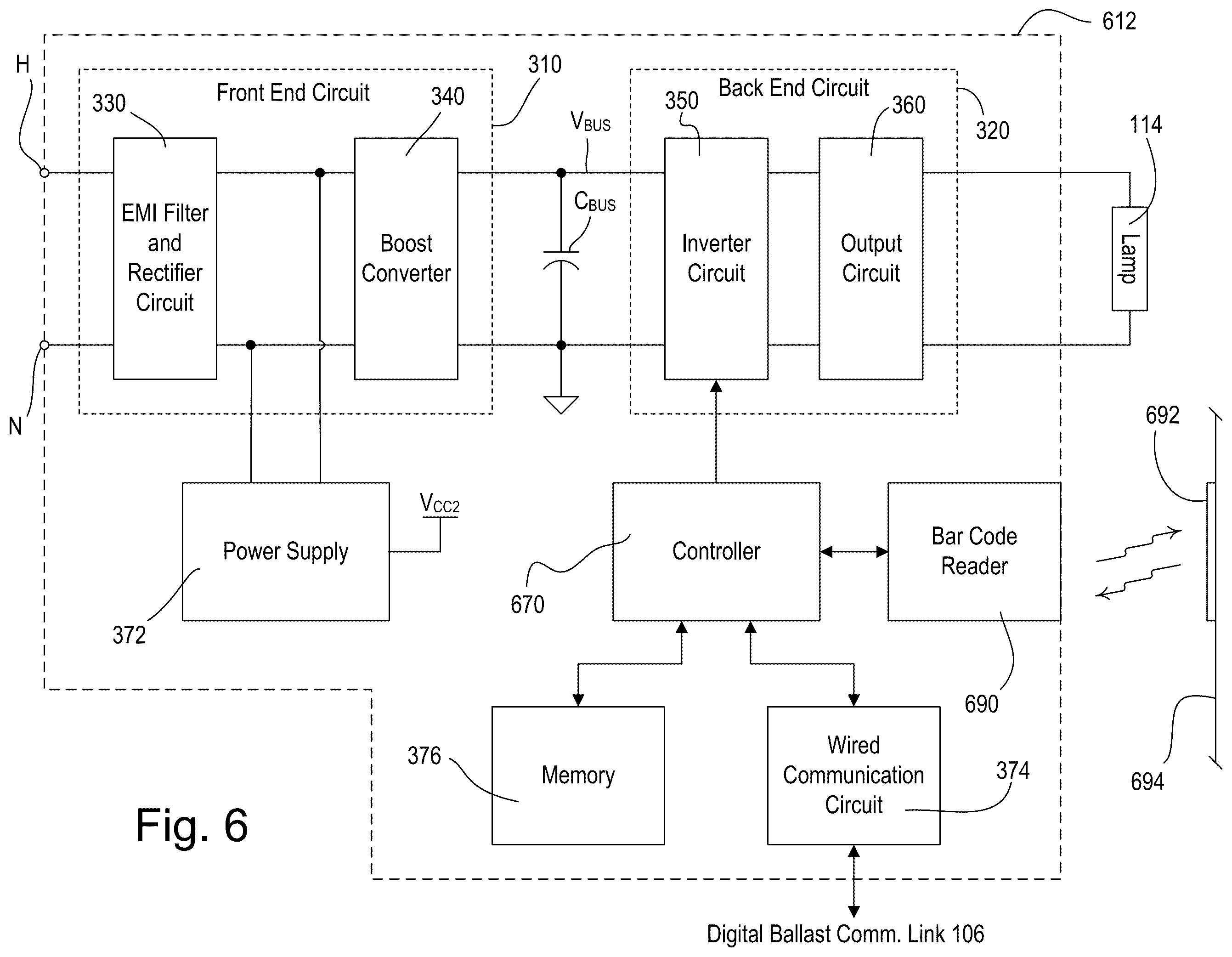 Patent US12547854 Figure 6 – Location-based configuration of a load control device