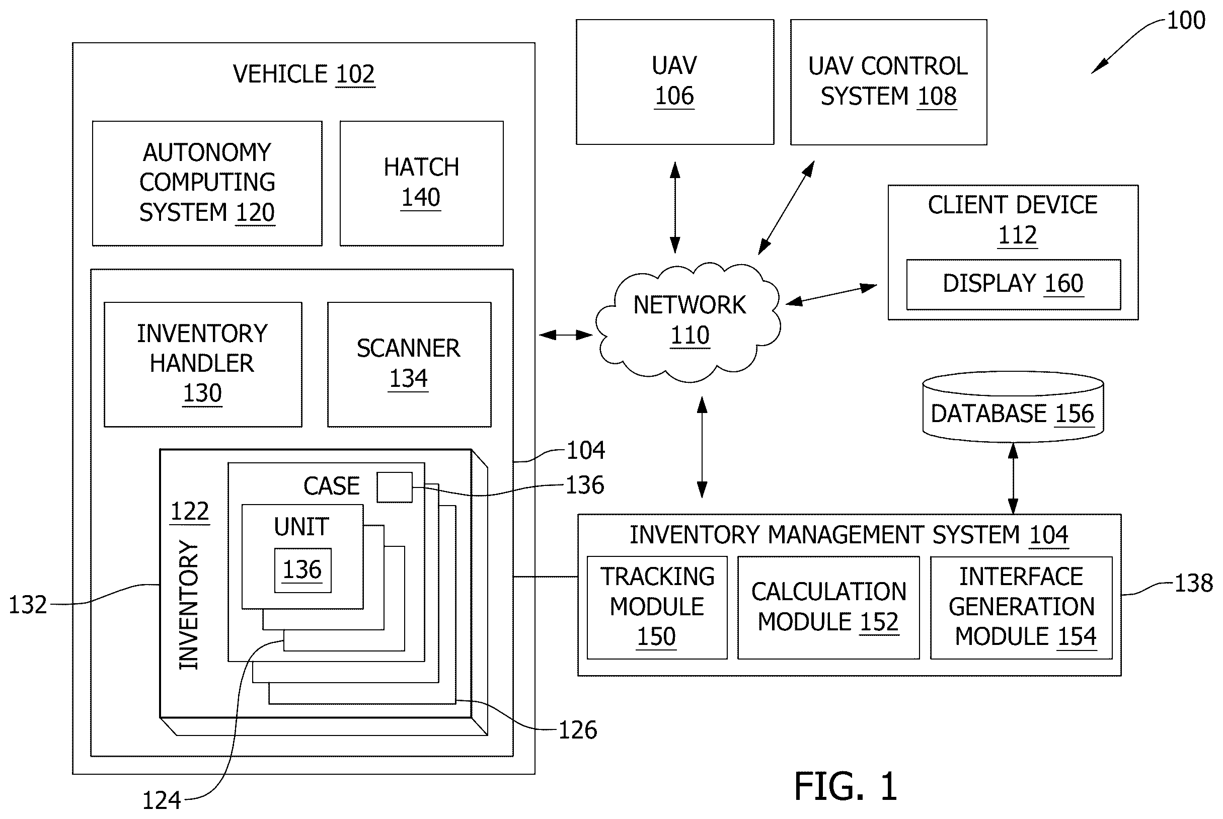 Patent US12547966 — Dynamic purchase interface for real-time middle-mile purchase and delivery — Figure 1