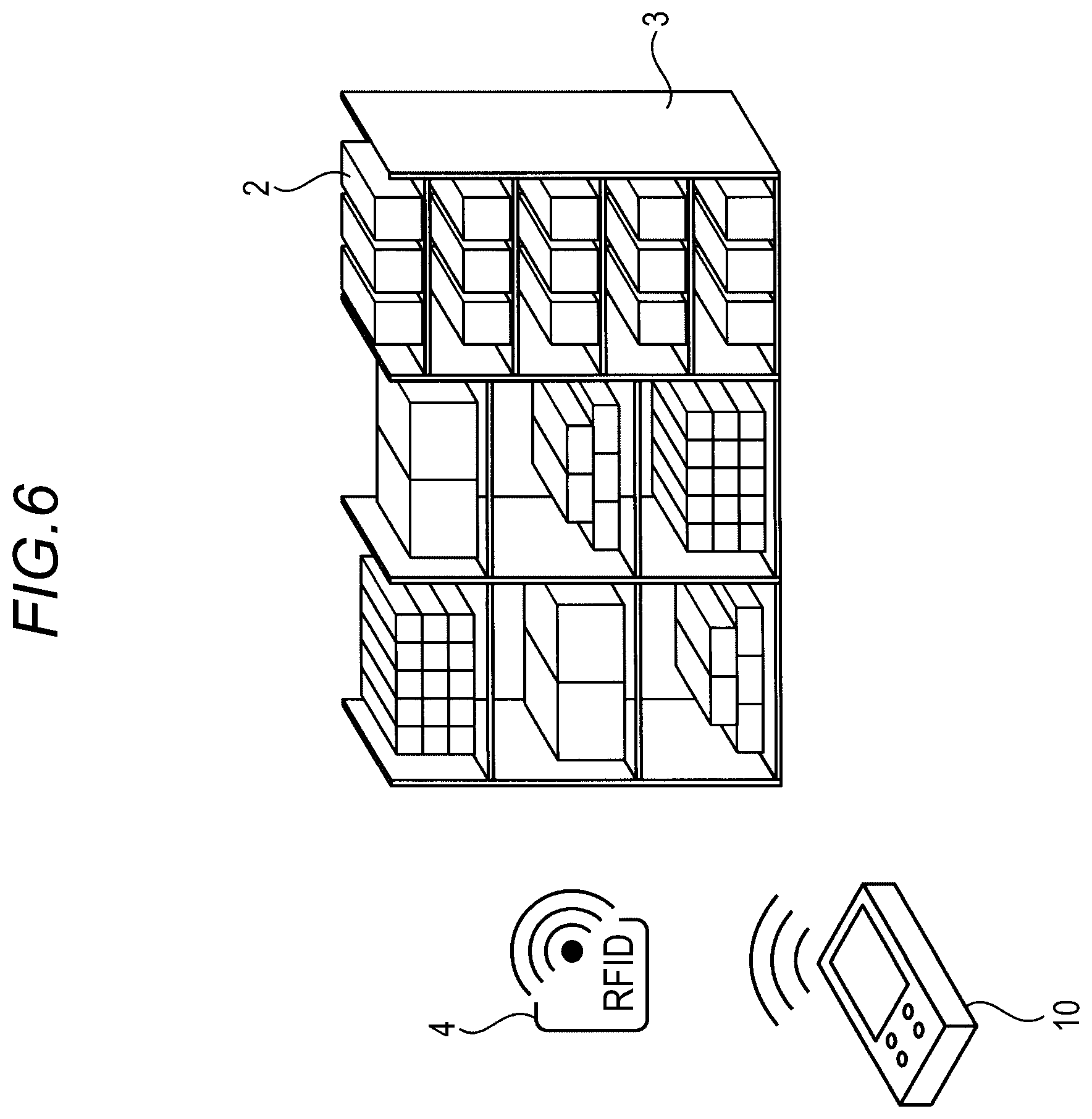 Patent US12547974 Figure 6 – Terminal device and inventory management system