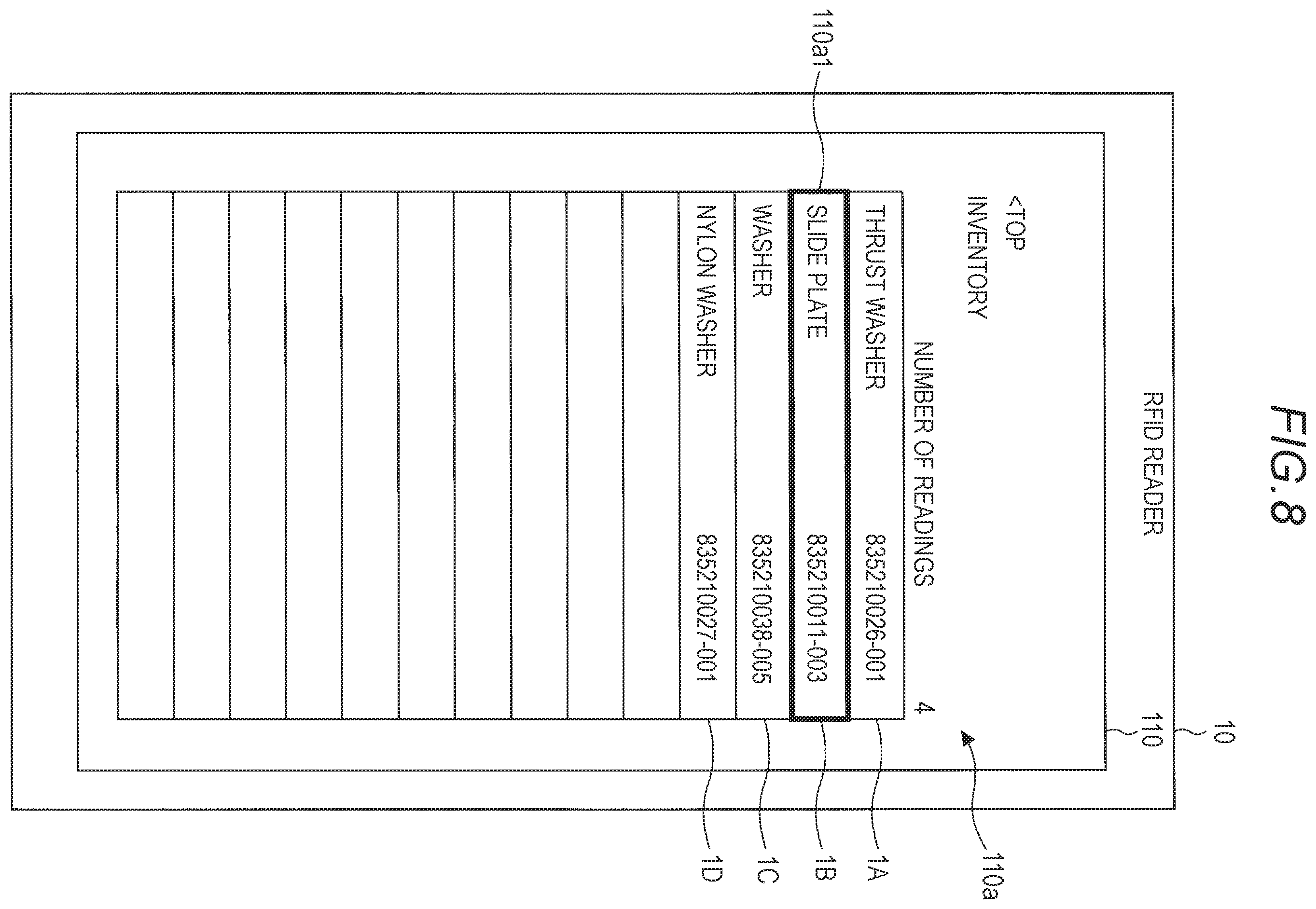 Patent US12547974 Figure 8 – Terminal device and inventory management system