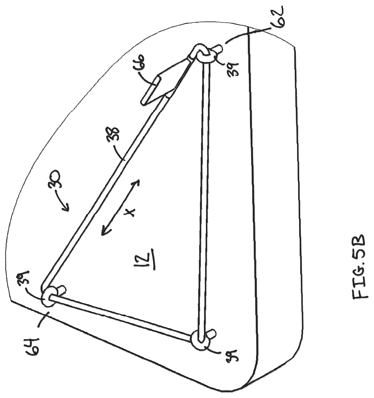 Patent US12551001 Figure 4 – Convertible carrying case