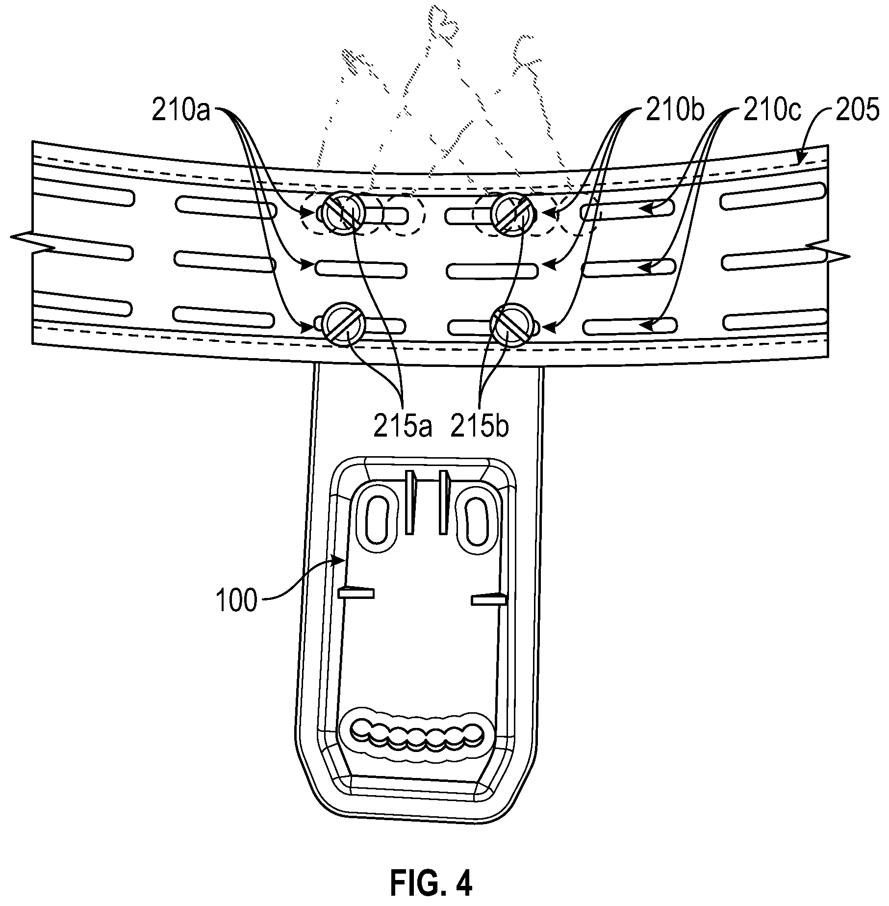 Patent US12551002 Figure 5 – Accessory adapter