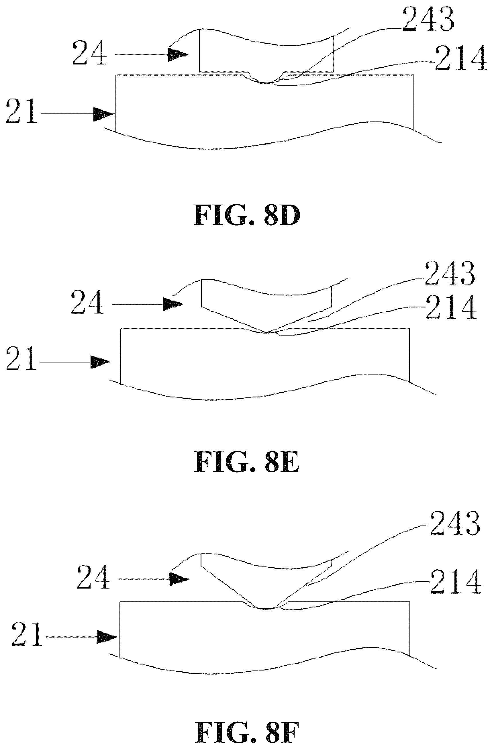 Patent US12551005 Figure 6 – Toothbrush and toothbrush head