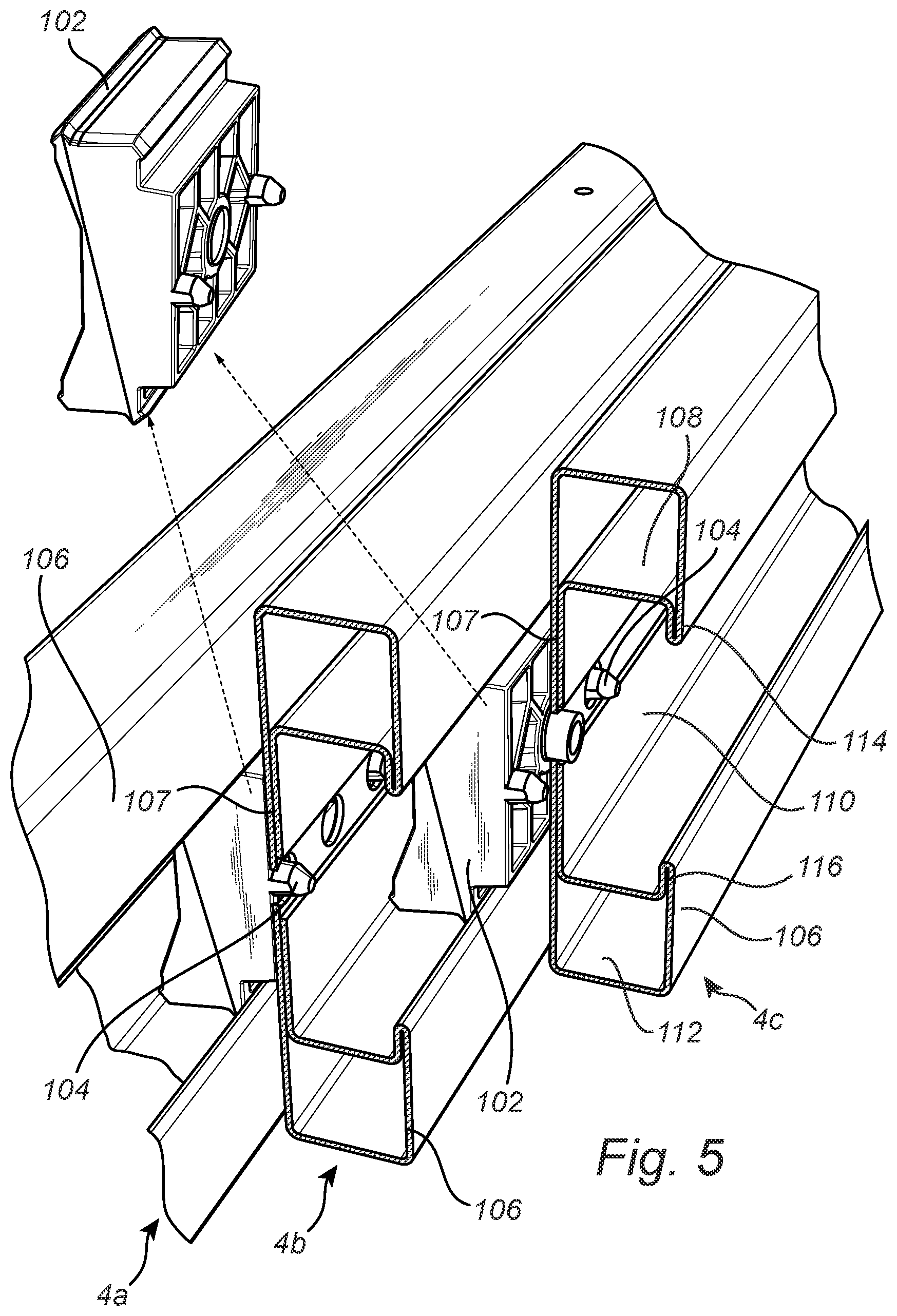 Patent US12551006 Figure 5 – Extension table