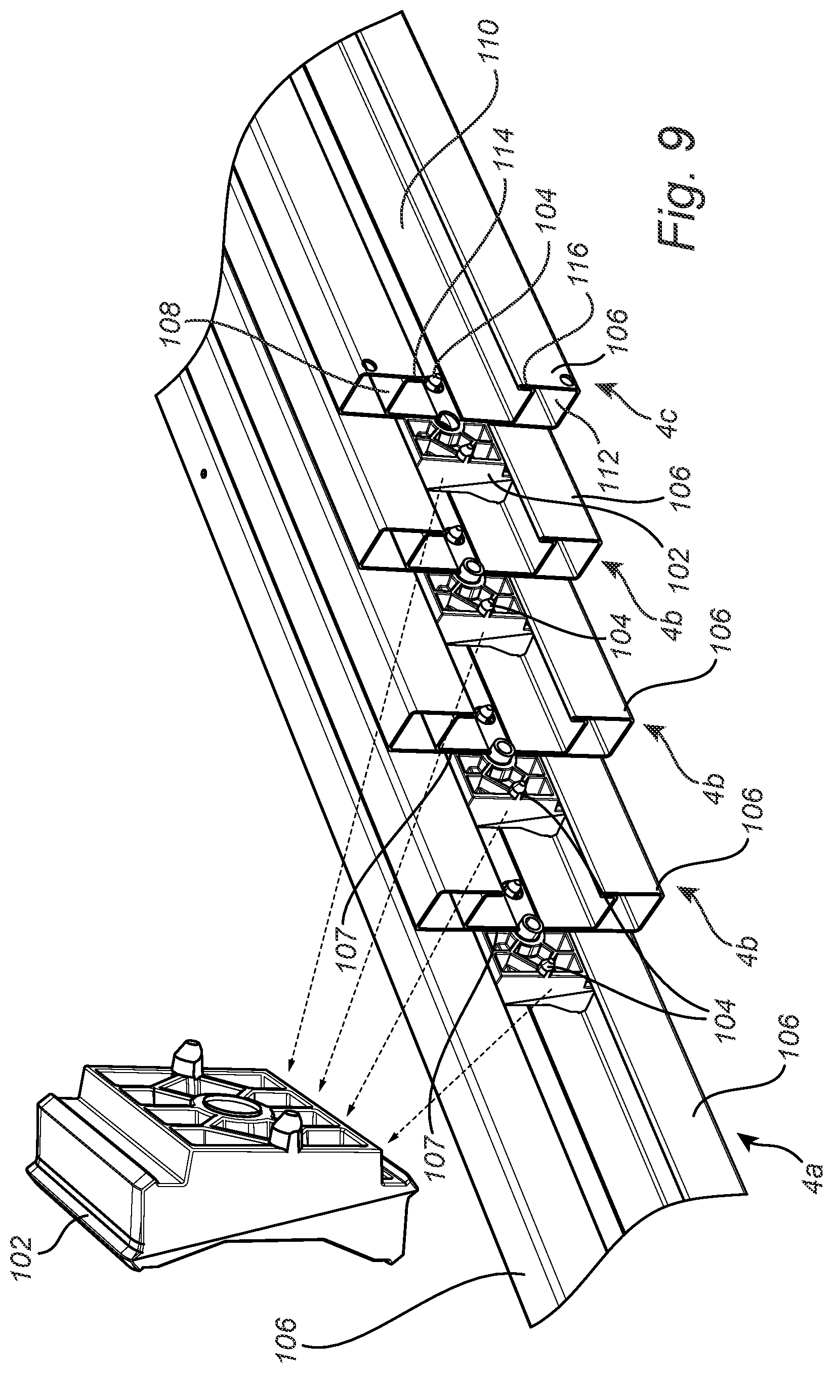 Patent US12551006 Figure 8 – Extension table