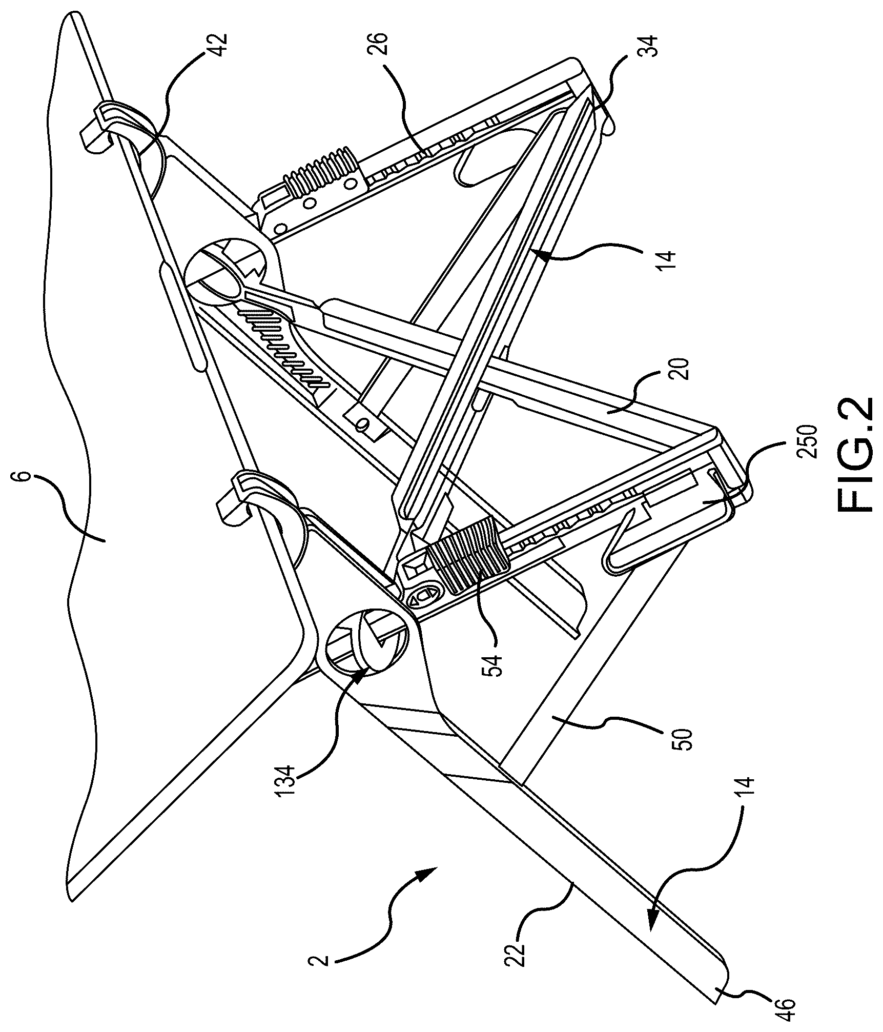Patent US12551008 Figure 2 – Stand for supporting a computing device