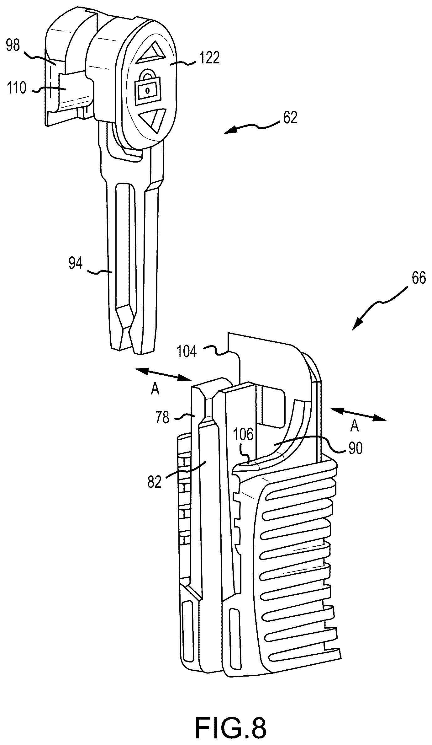 Patent US12551008 Figure 7 – Stand for supporting a computing device