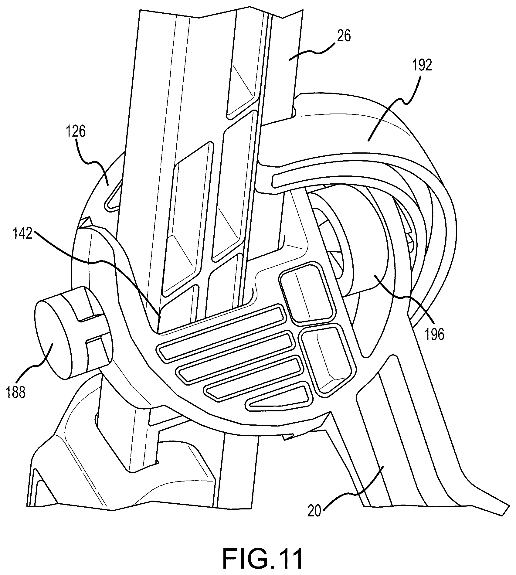 Patent US12551008 Figure 10 – Stand for supporting a computing device