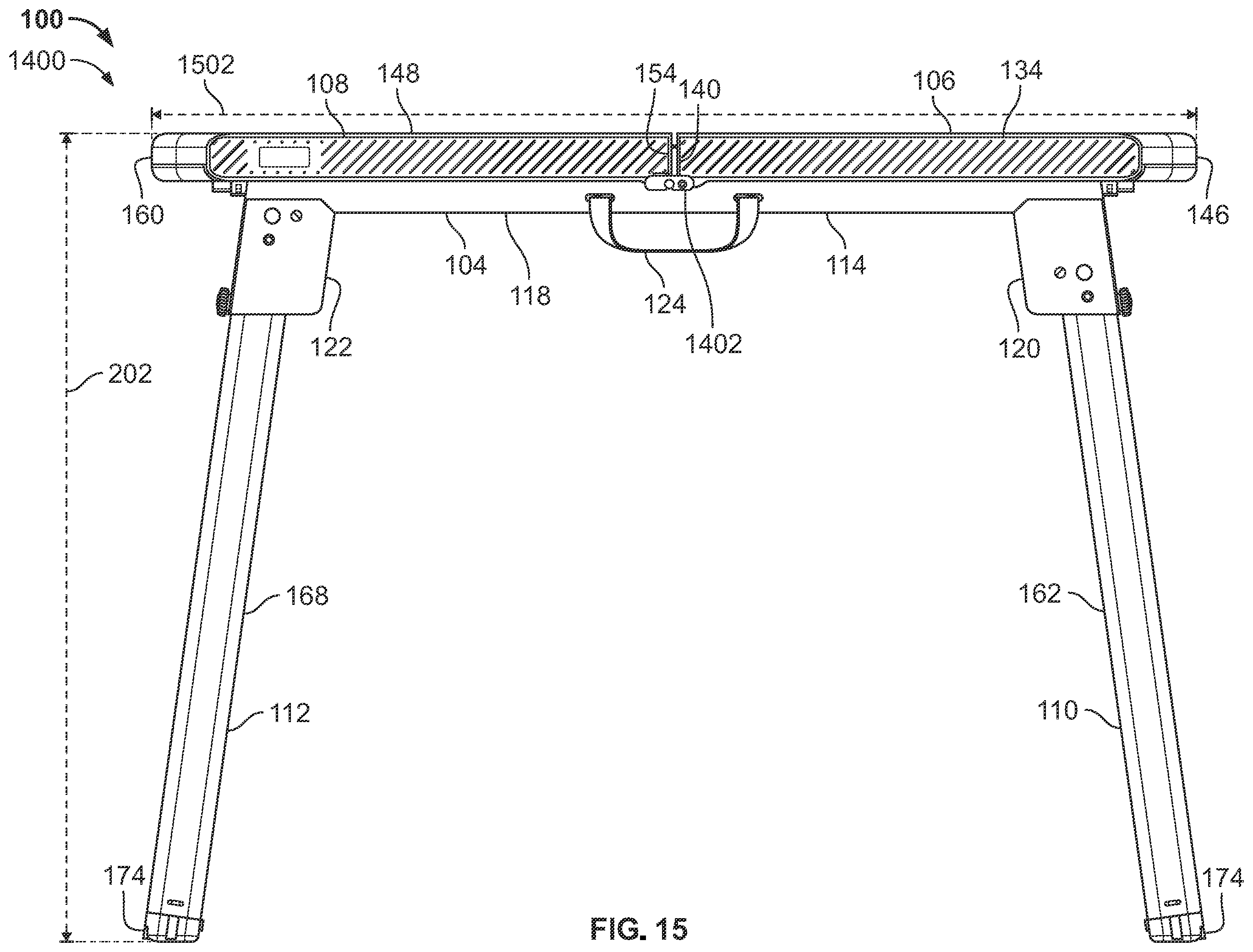 Patent US12551009 Figure 14 – Portable stands for portable grills