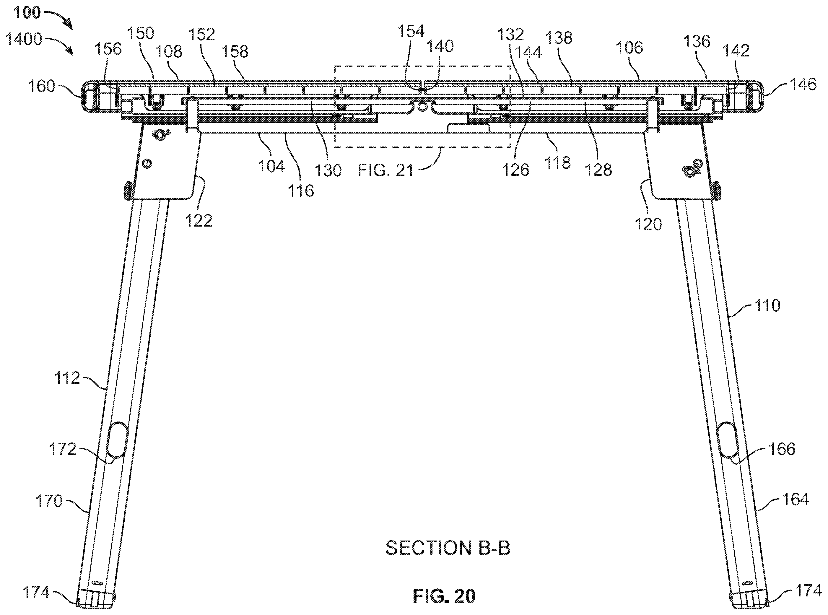 Patent US12551009 Figure 18 – Portable stands for portable grills